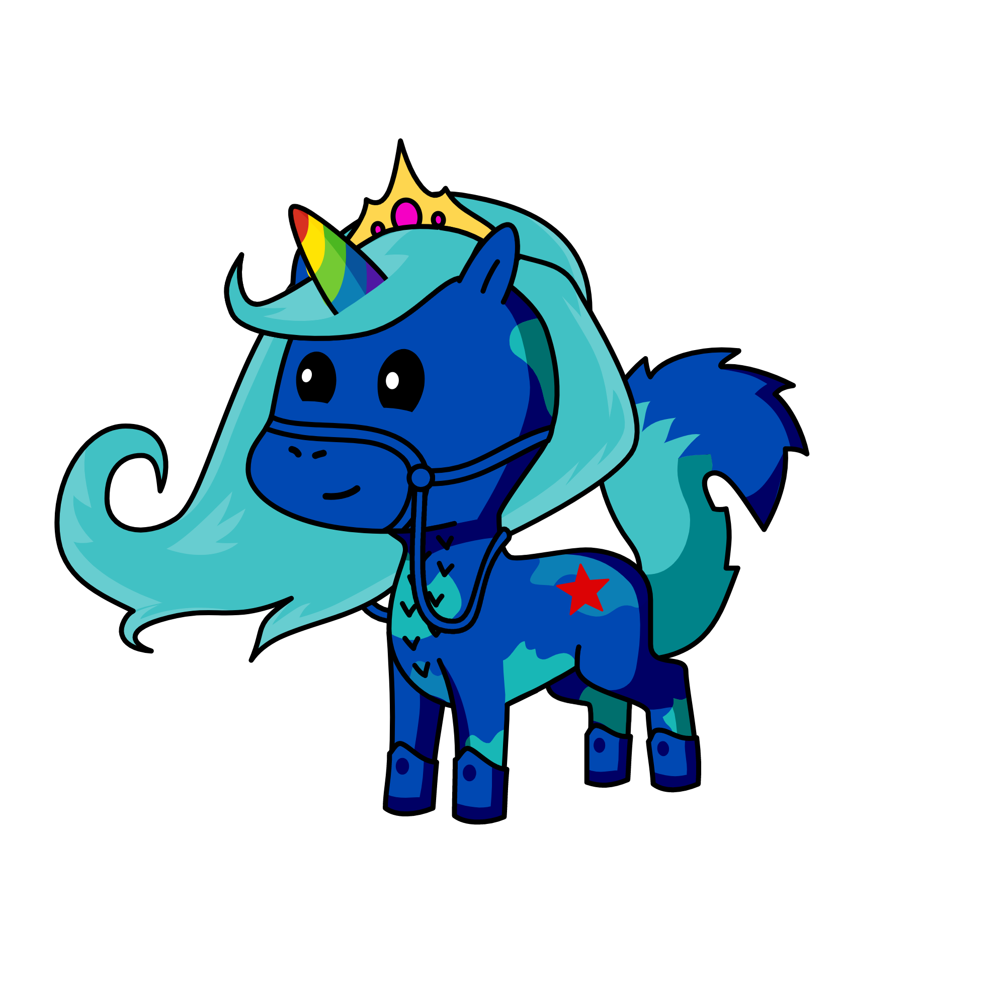 fox, the unicorn