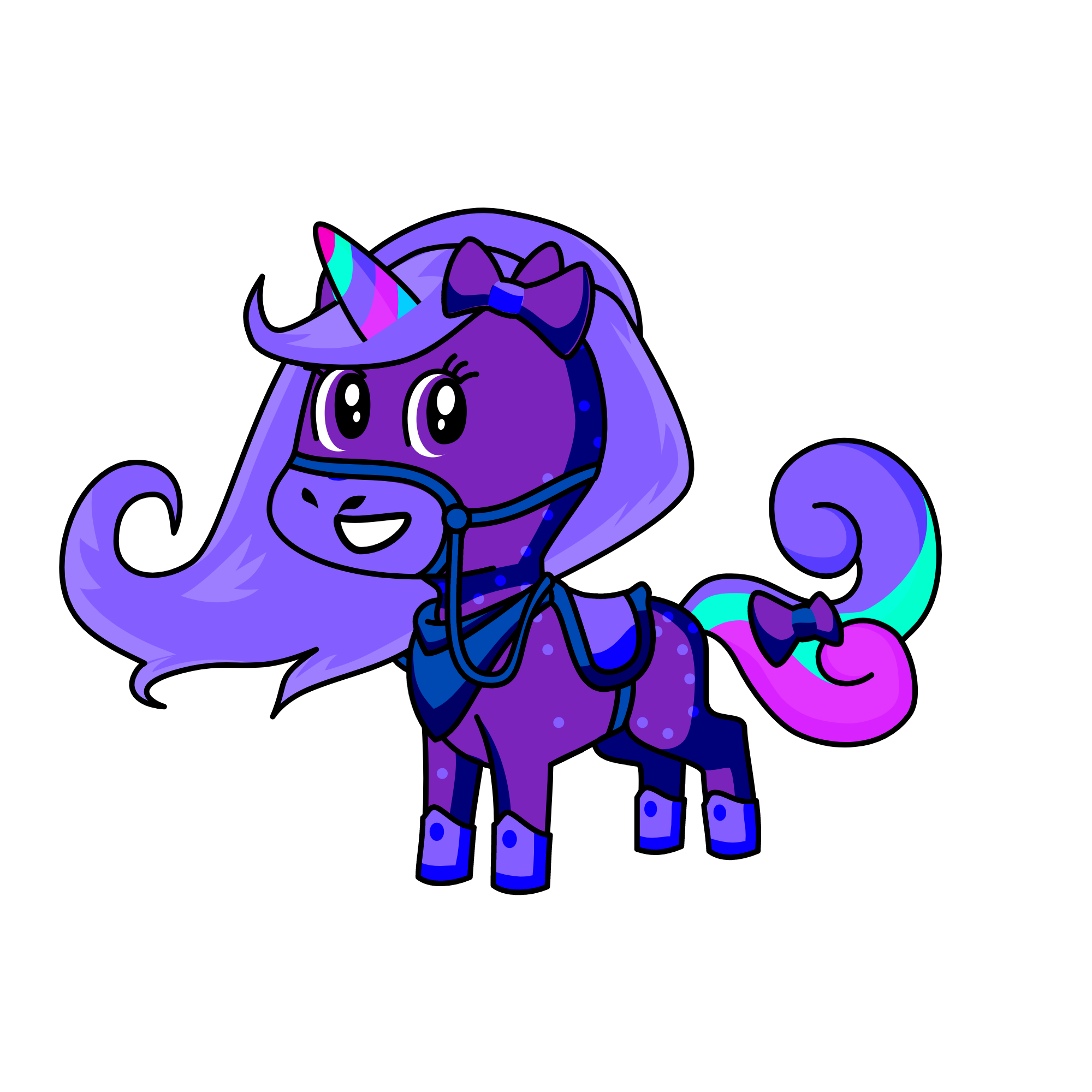 Rainbow Cally Star, the unicorn