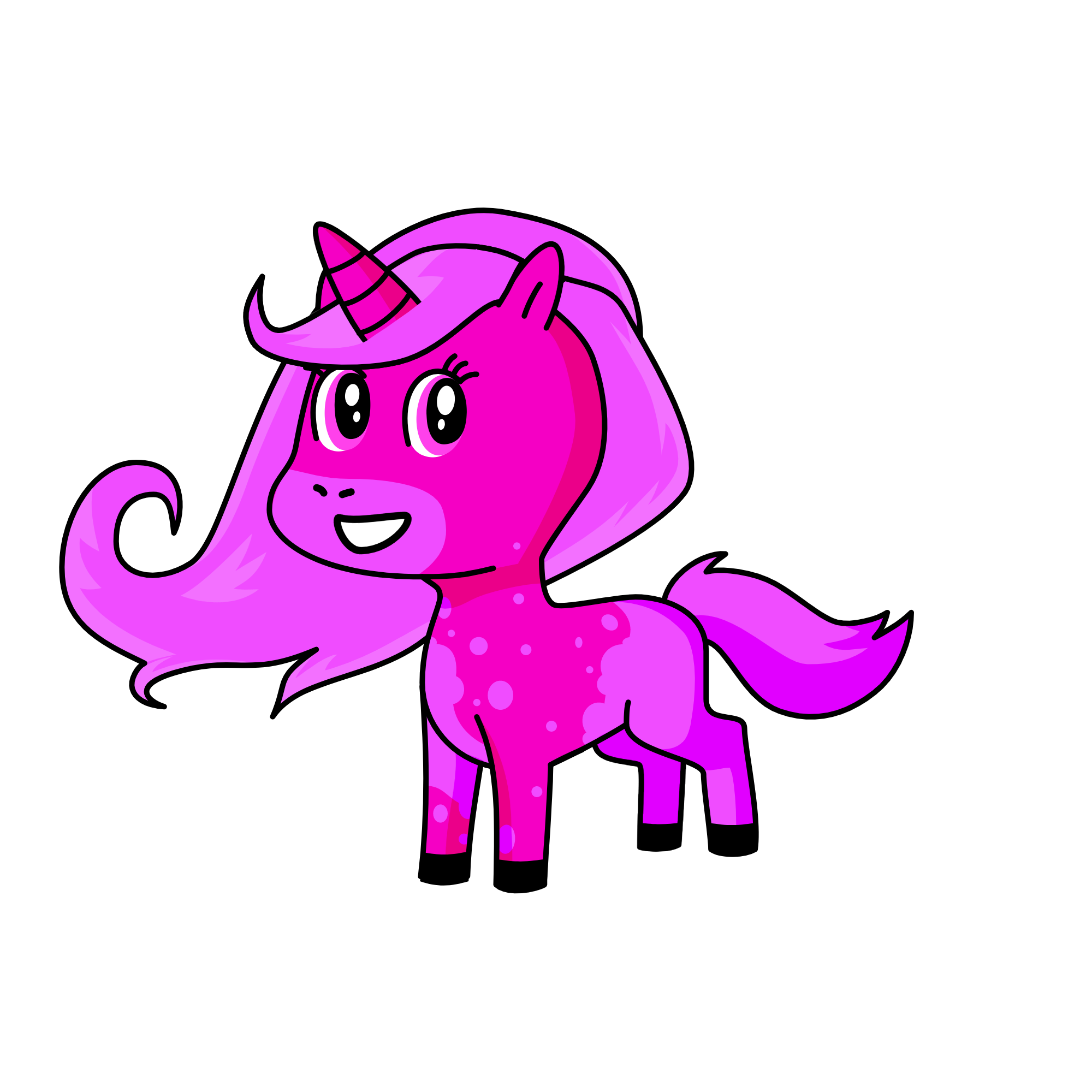 Unipinki, the unicorn