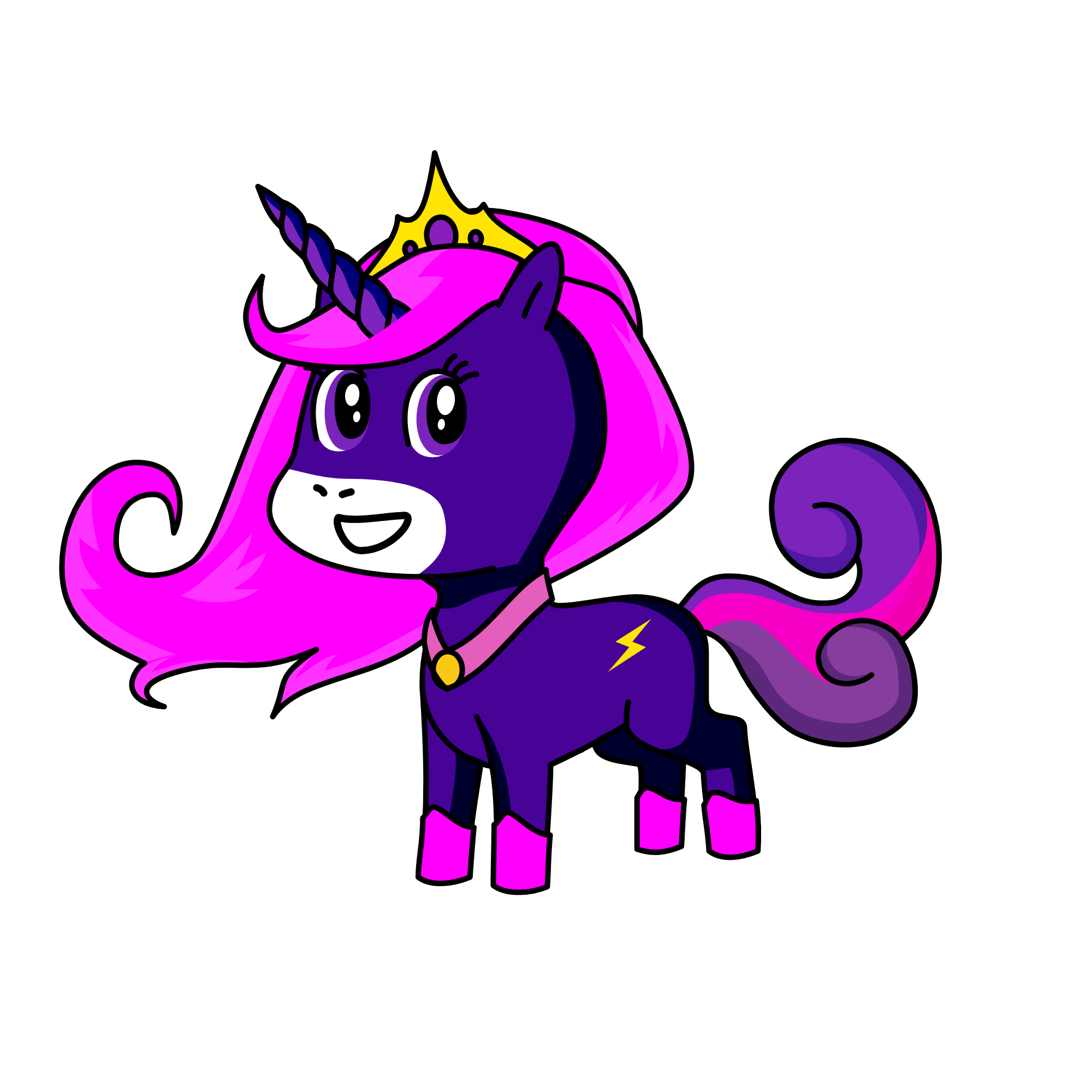Dash, the unicorn