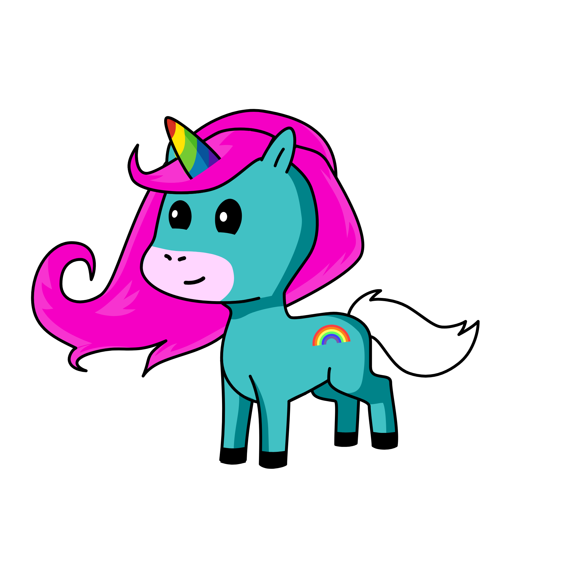 Candy, the unicorn