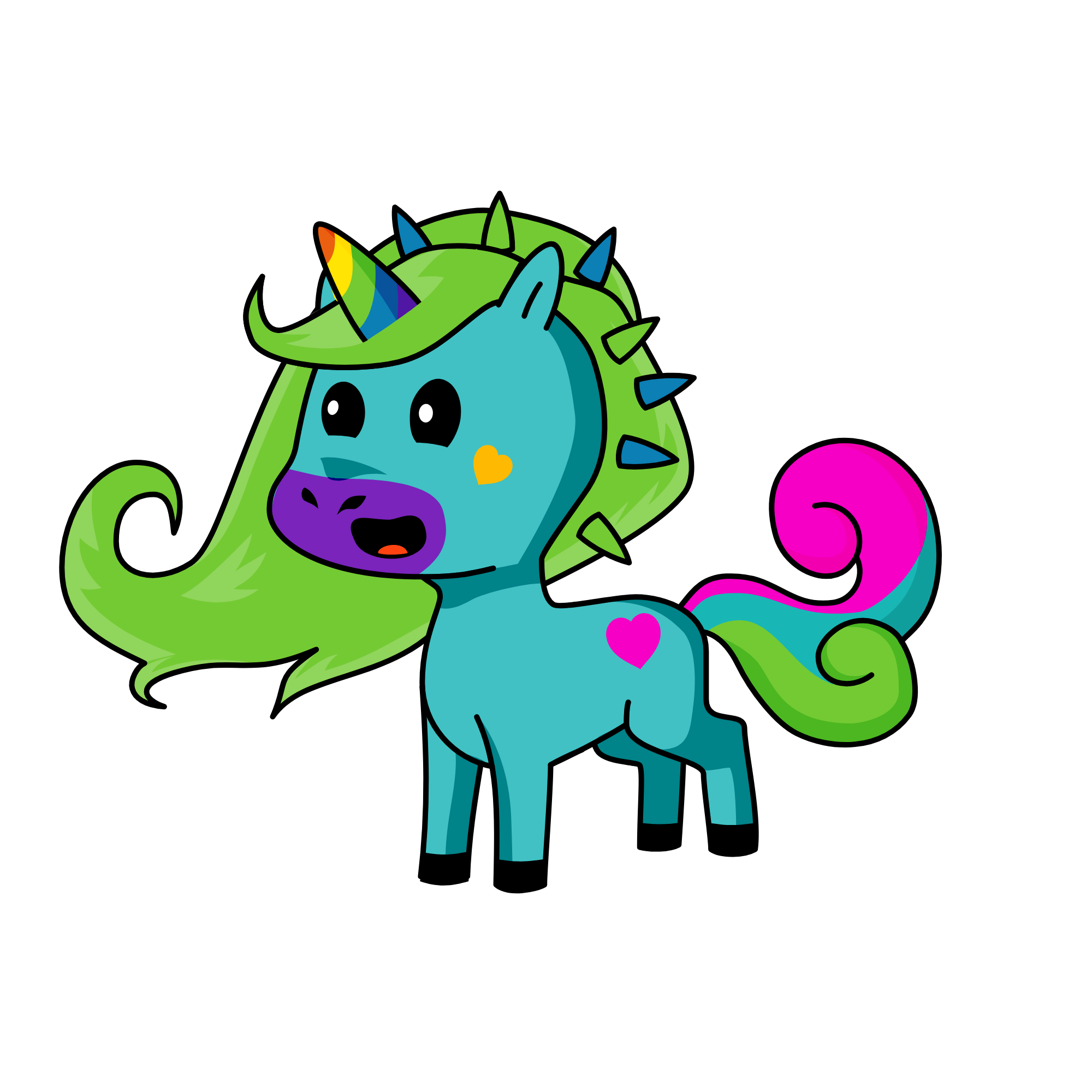 Love, the unicorn