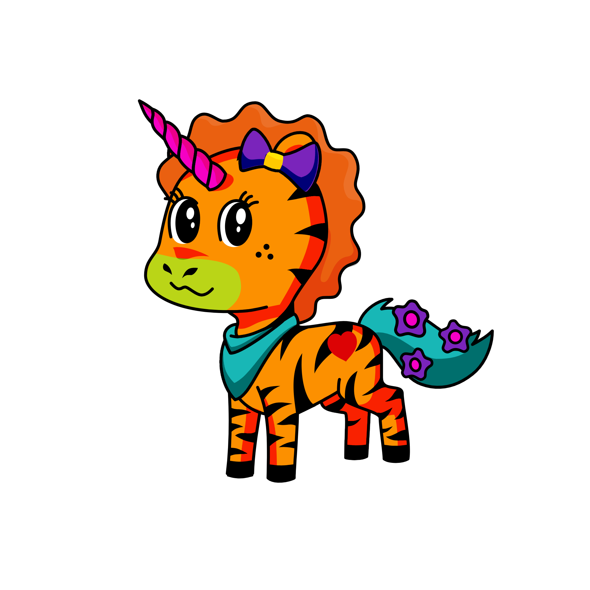 Tiger, the unicorn