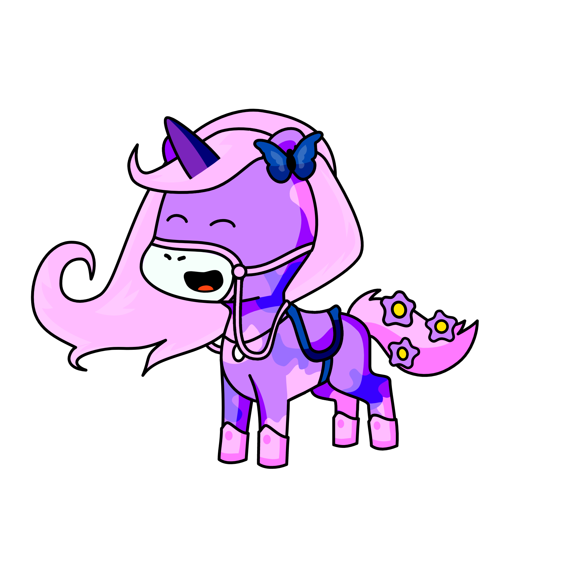 kitty lovely uni, the unicorn