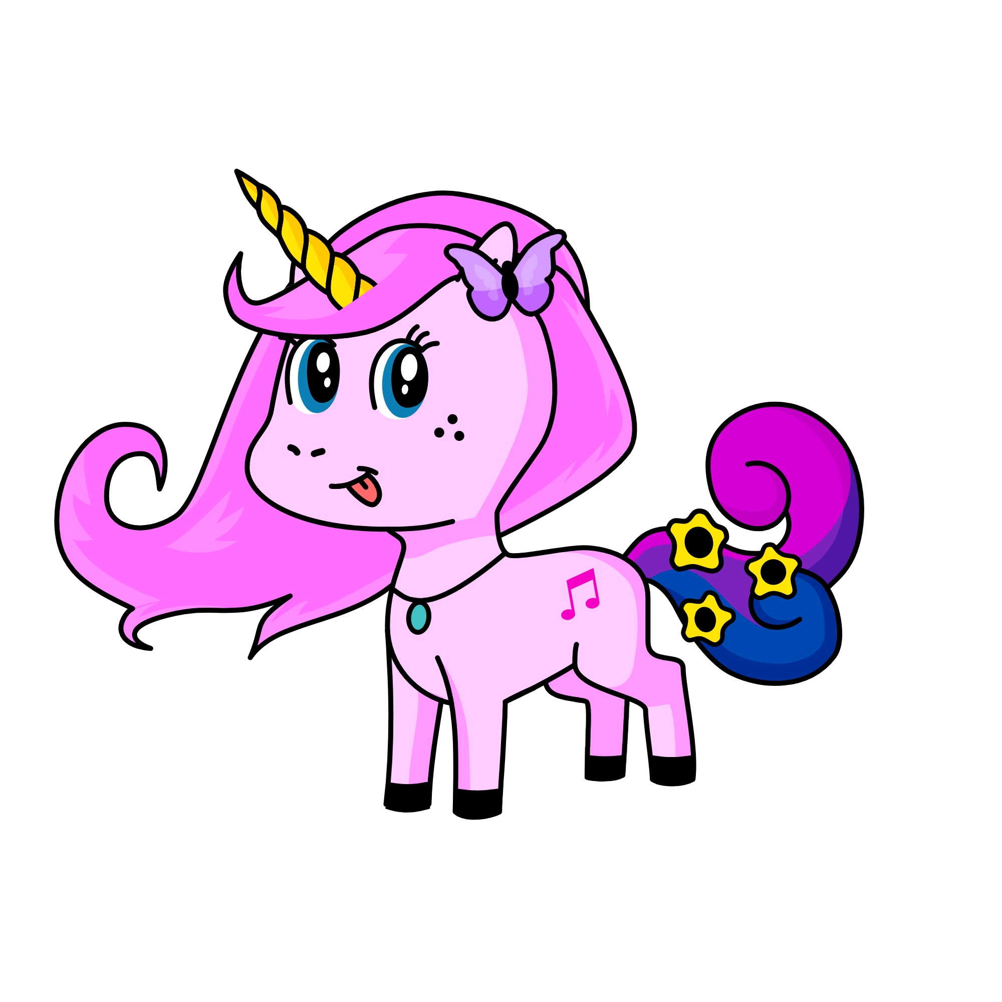 snow white, the unicorn