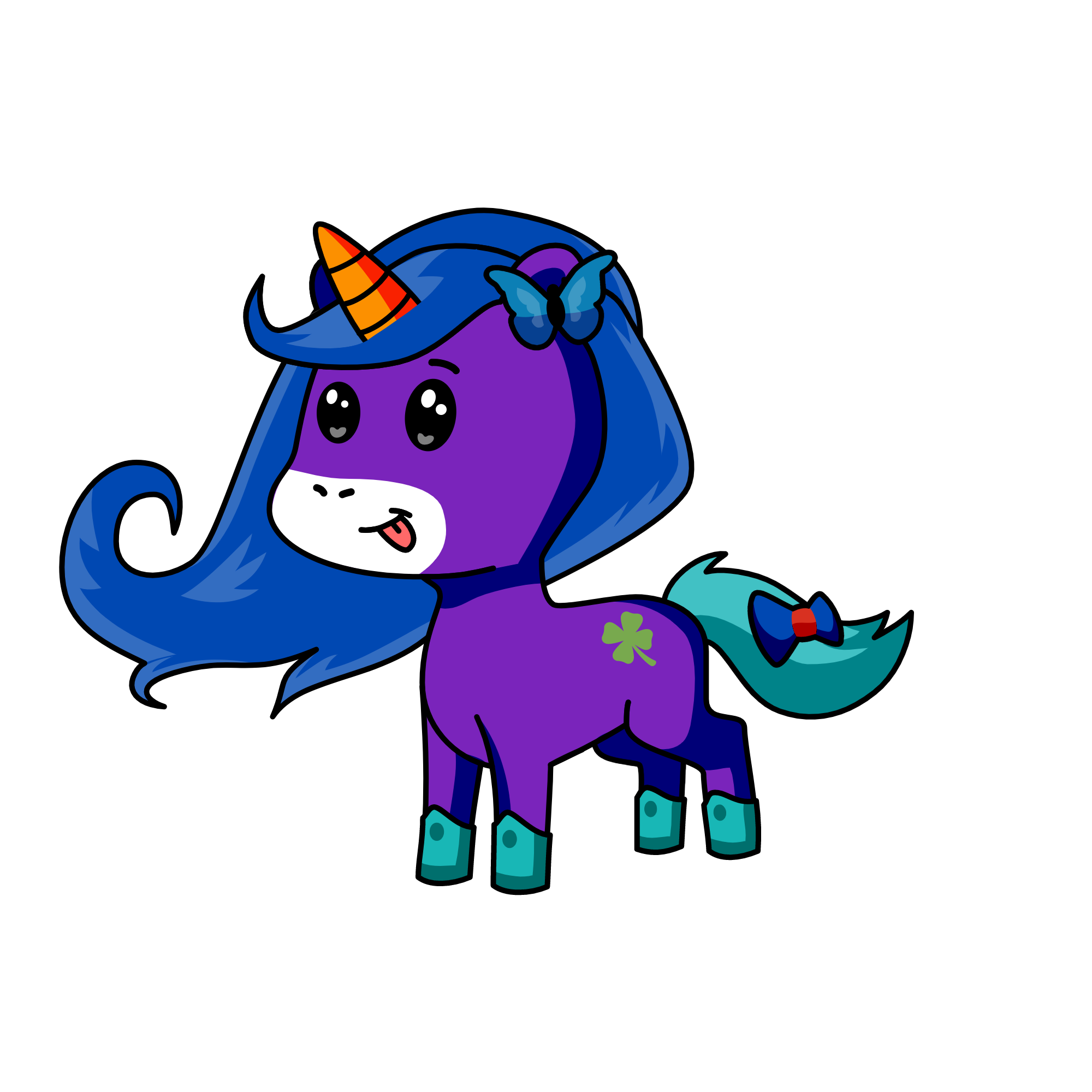 Lucky, the unicorn