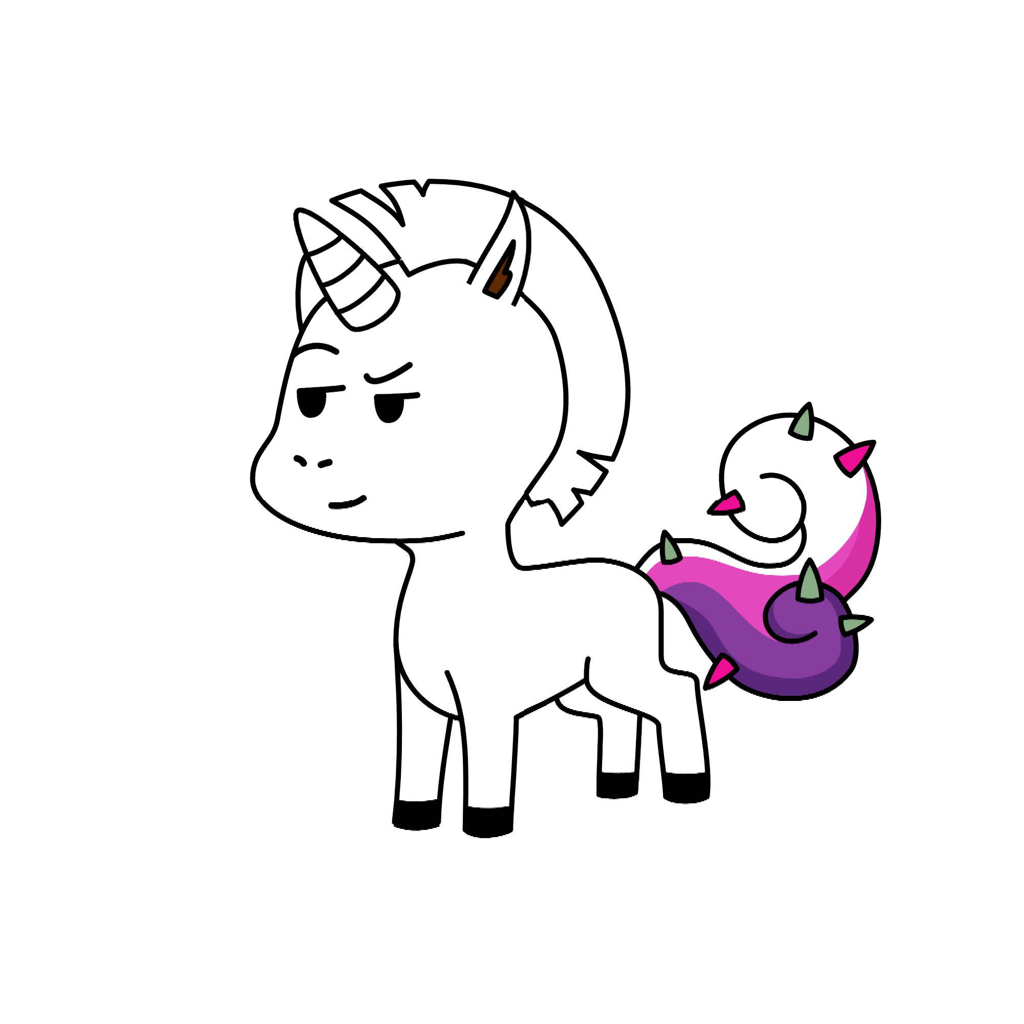 Hthh, the unicorn