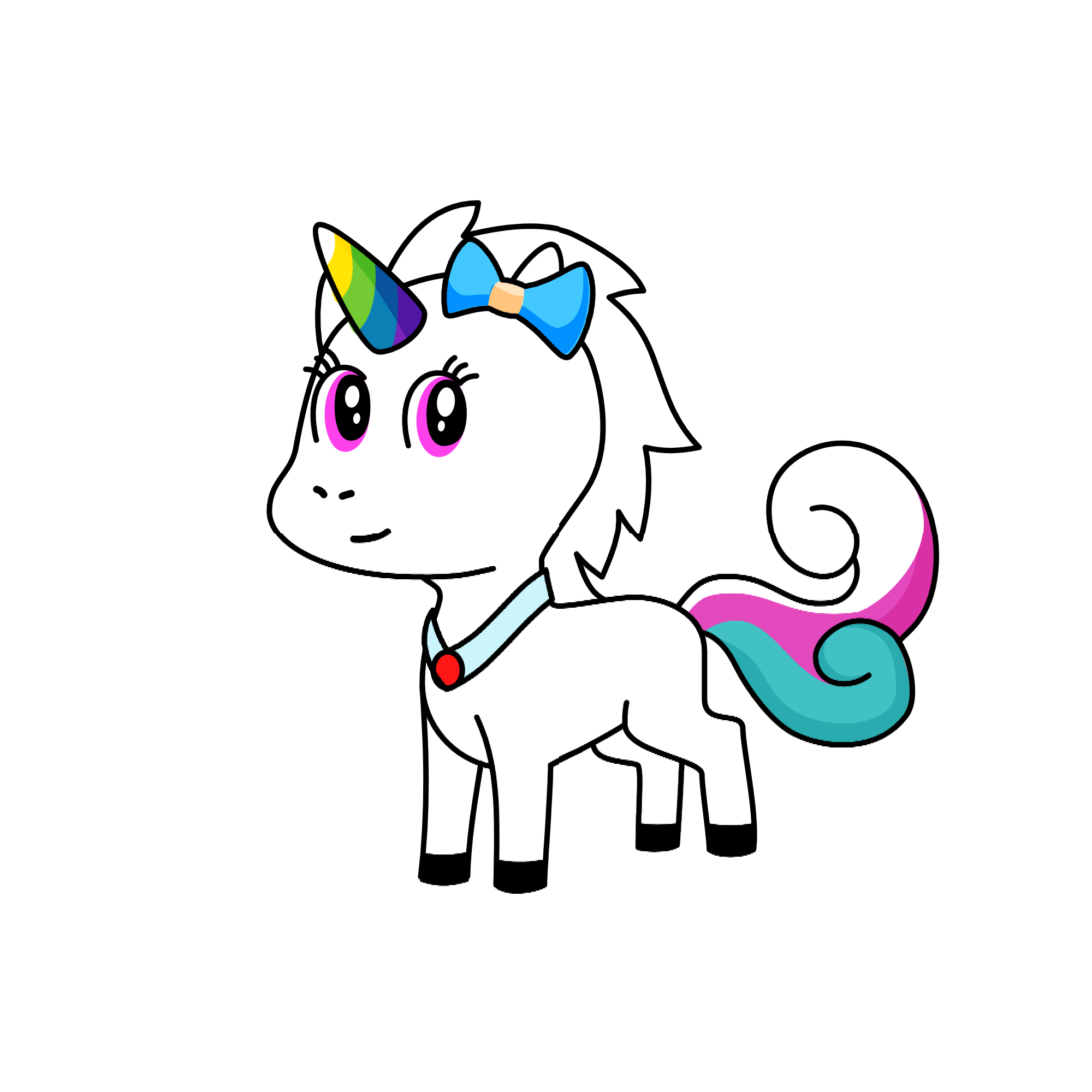 Arcoiris, the unicorn