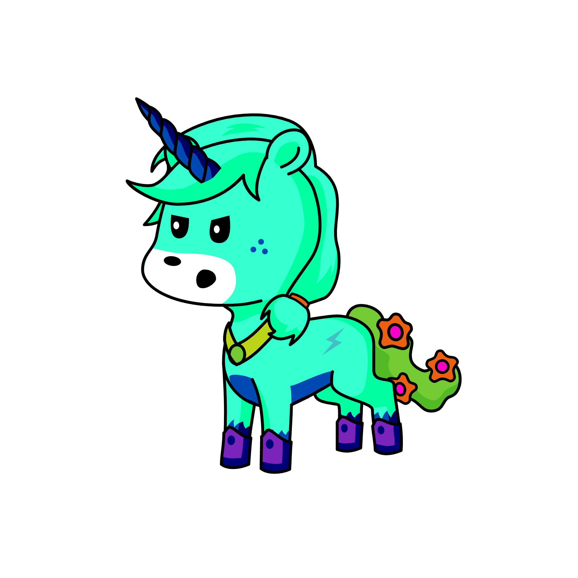 cat, the unicorn