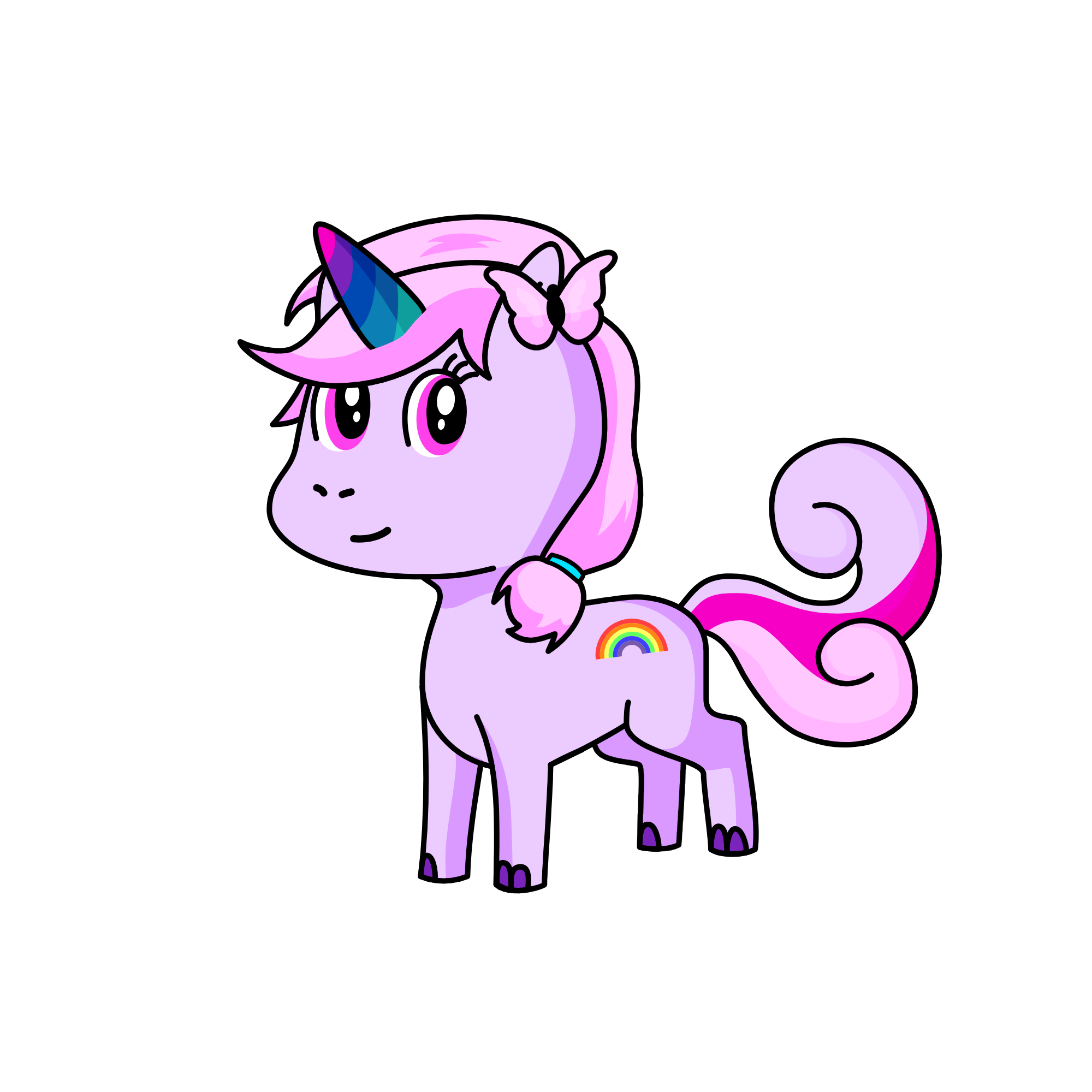 pinky, the unicorn