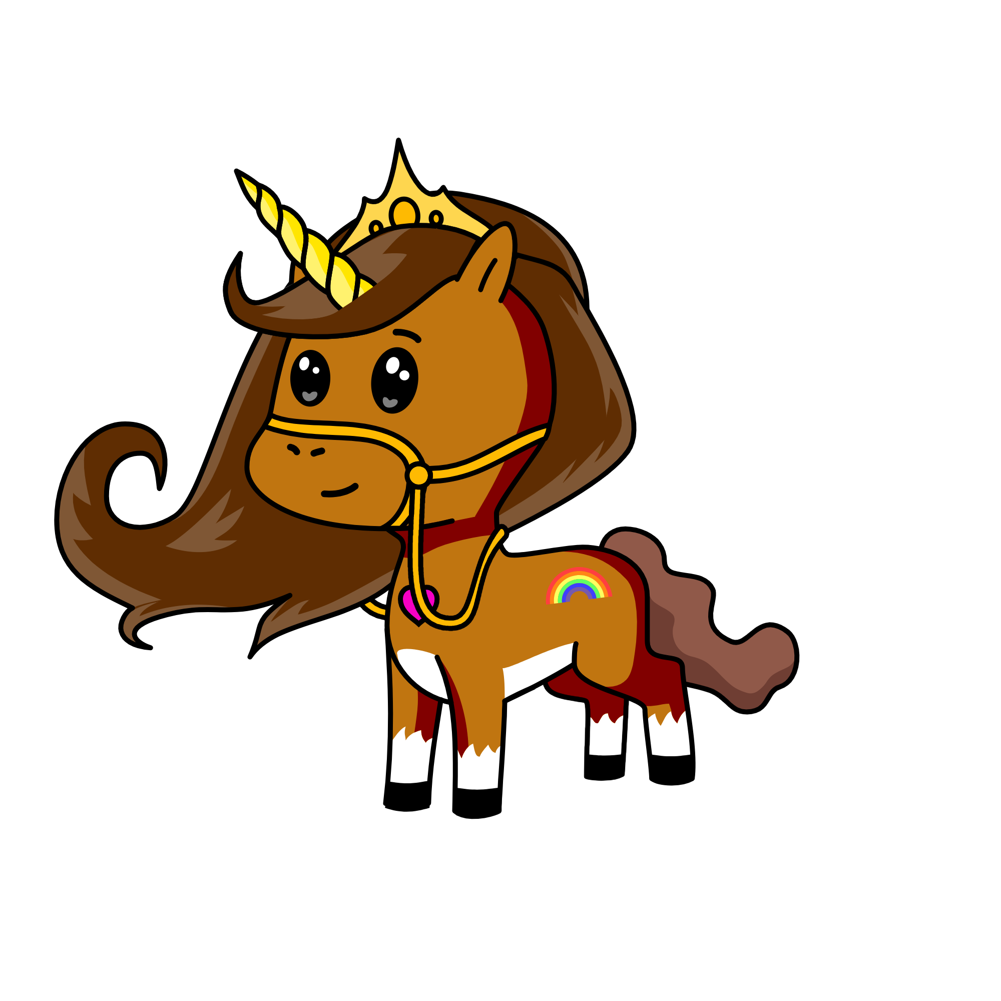Queen Lily, the unicorn