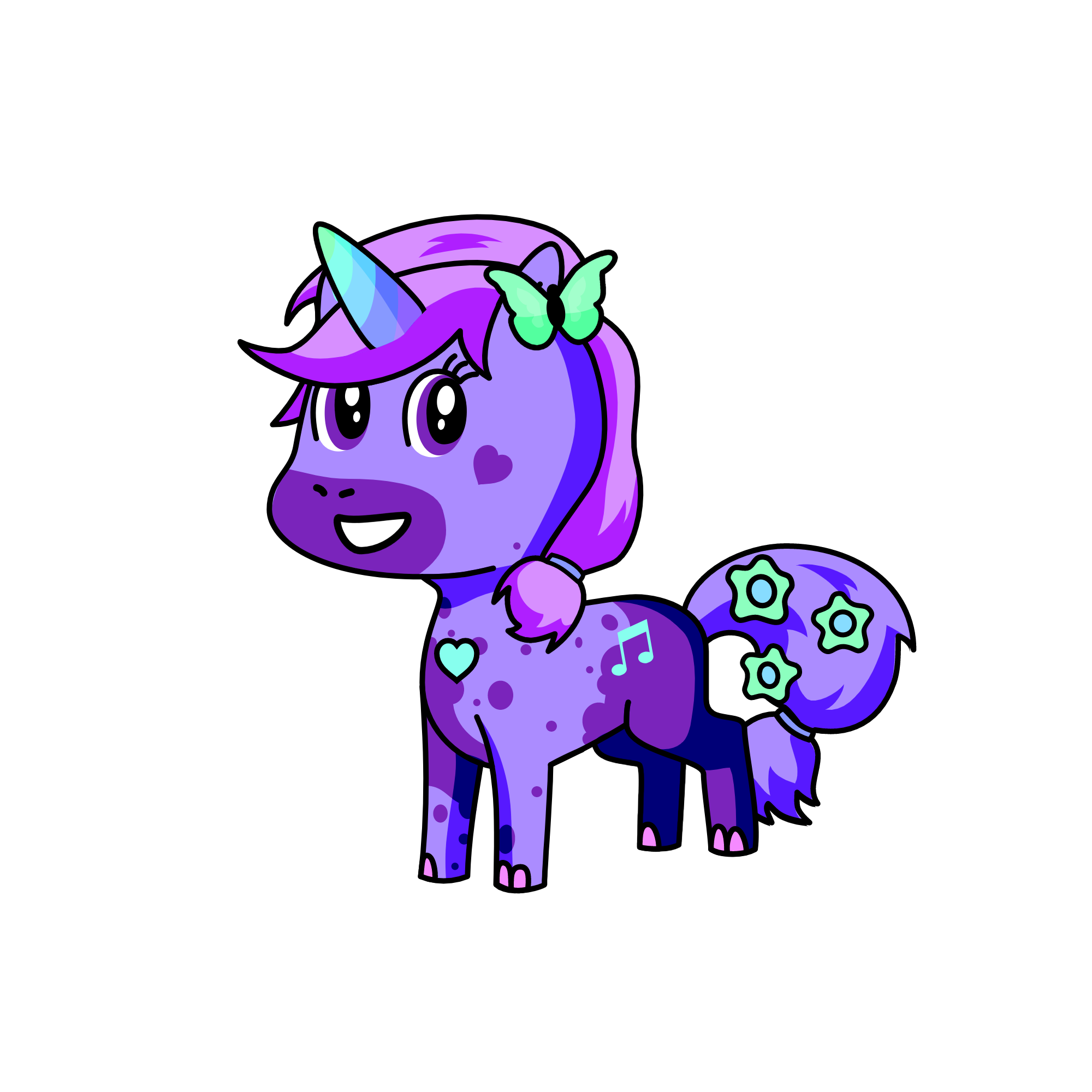 Pheobe Darka, the unicorn