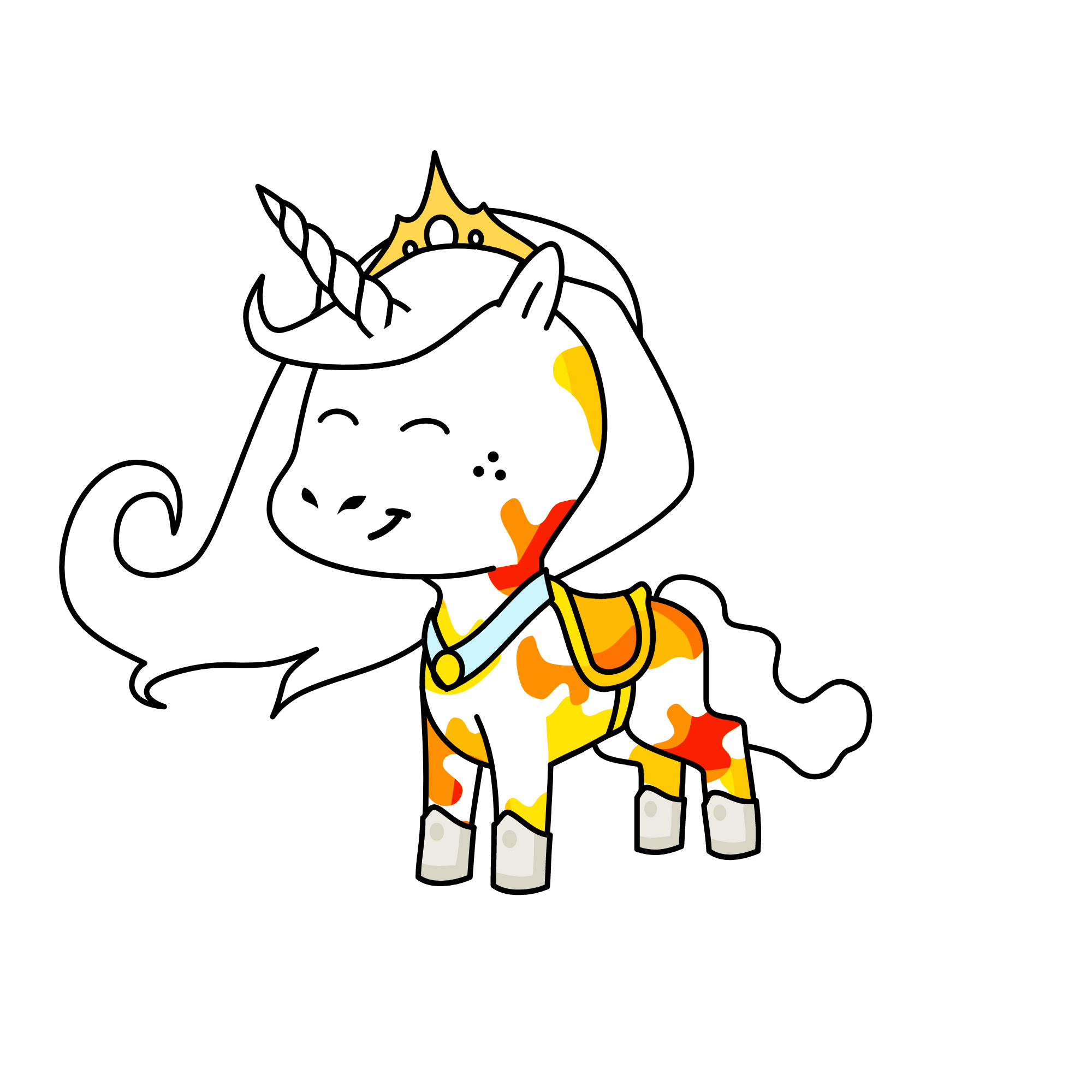 Sun-sun, the unicorn