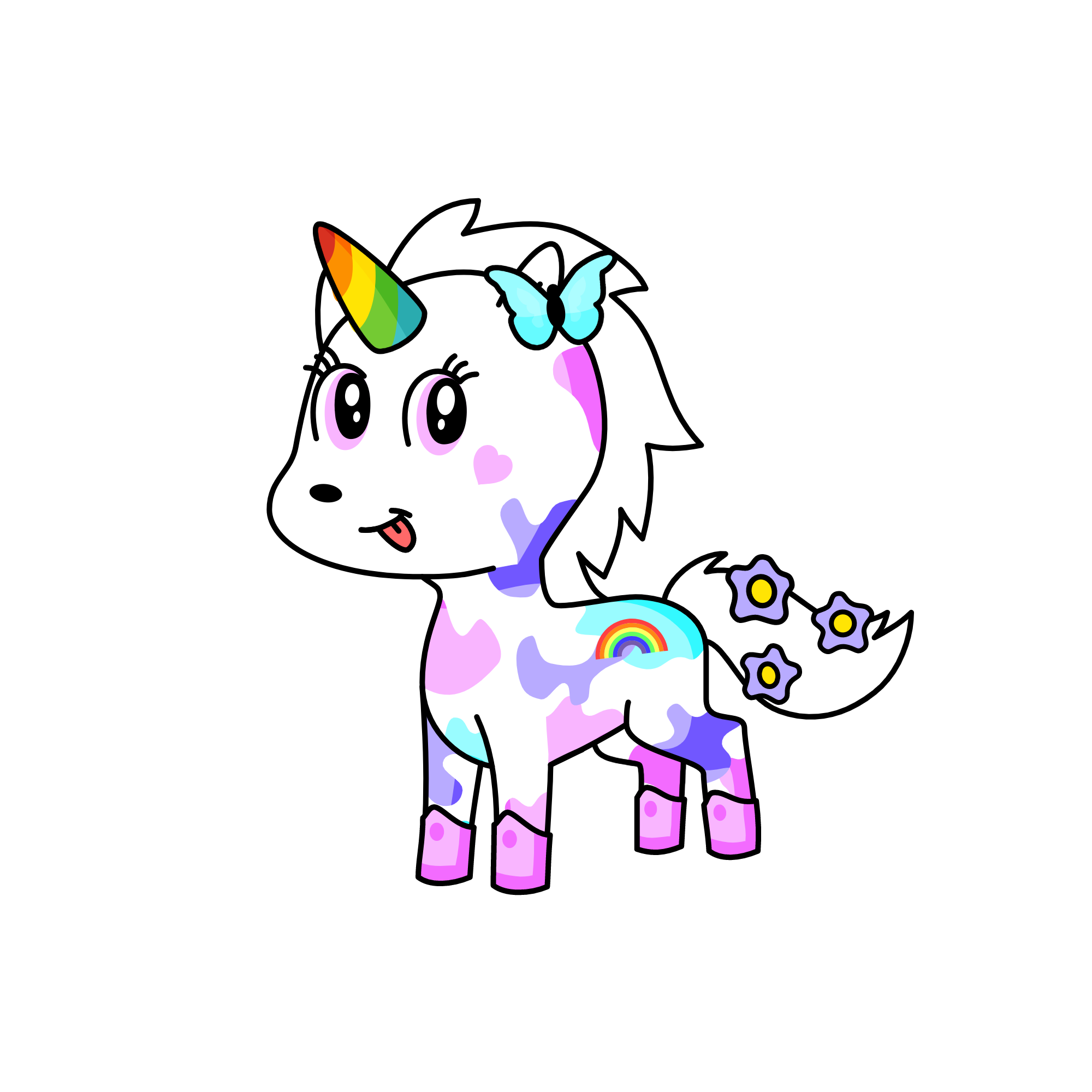 Rainy, the unicorn