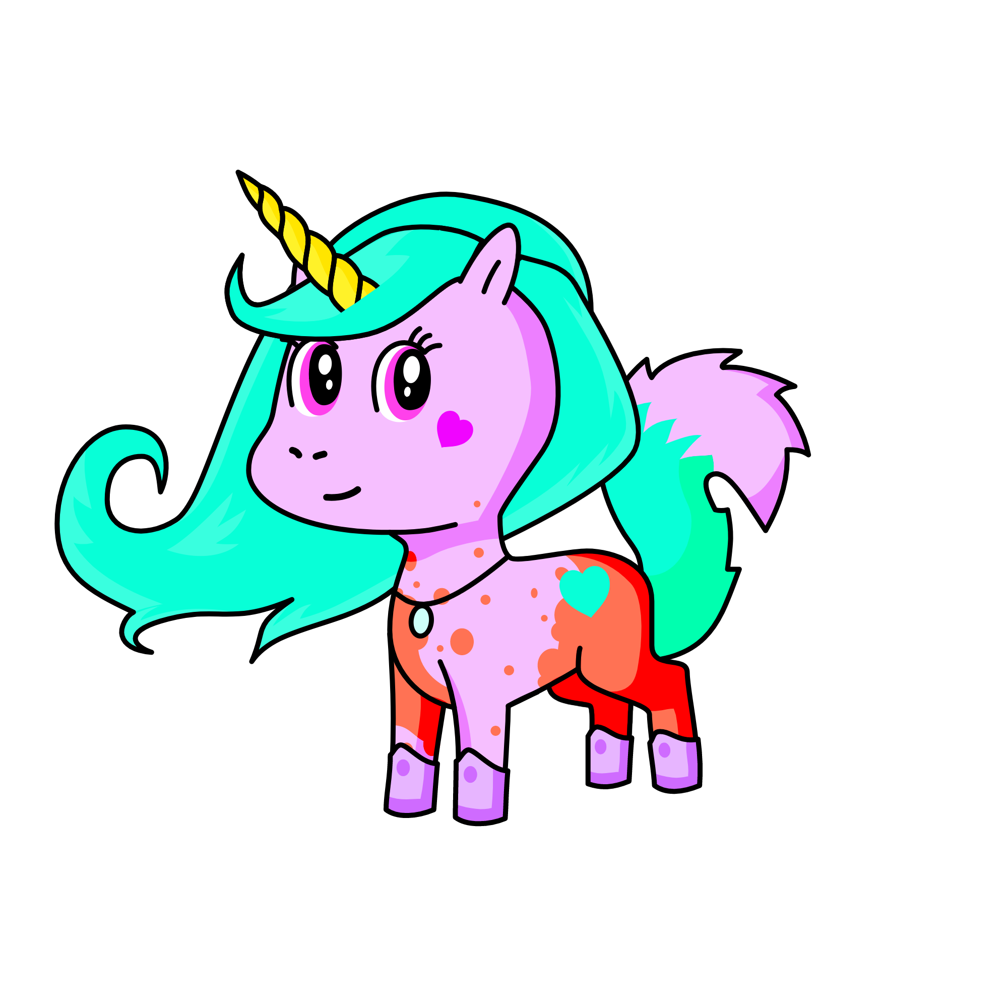 heart, the unicorn