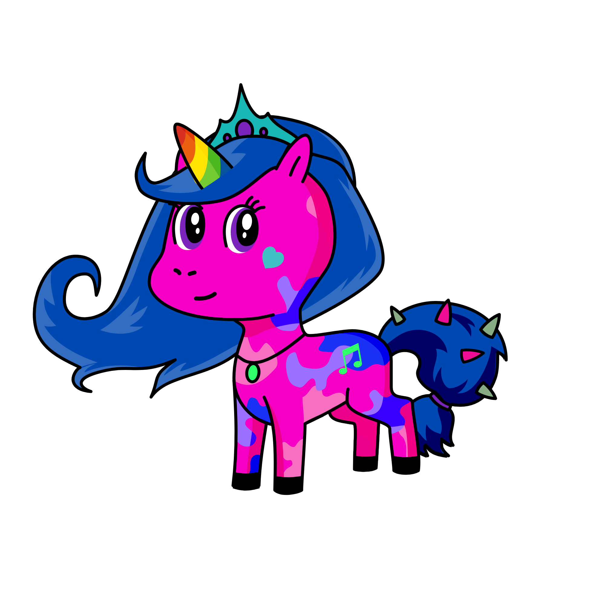 music qween, the unicorn