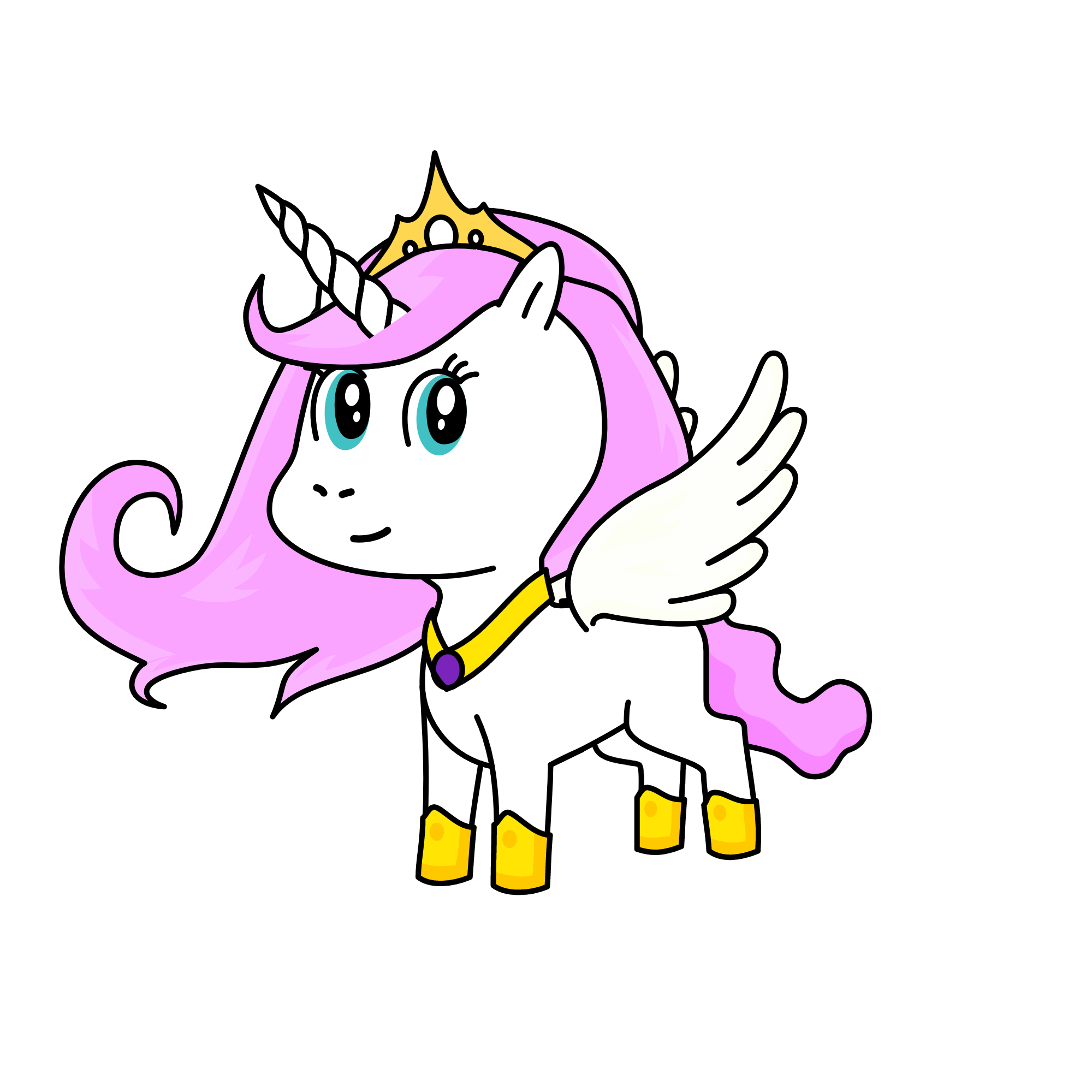 Young Celestia, the unicorn