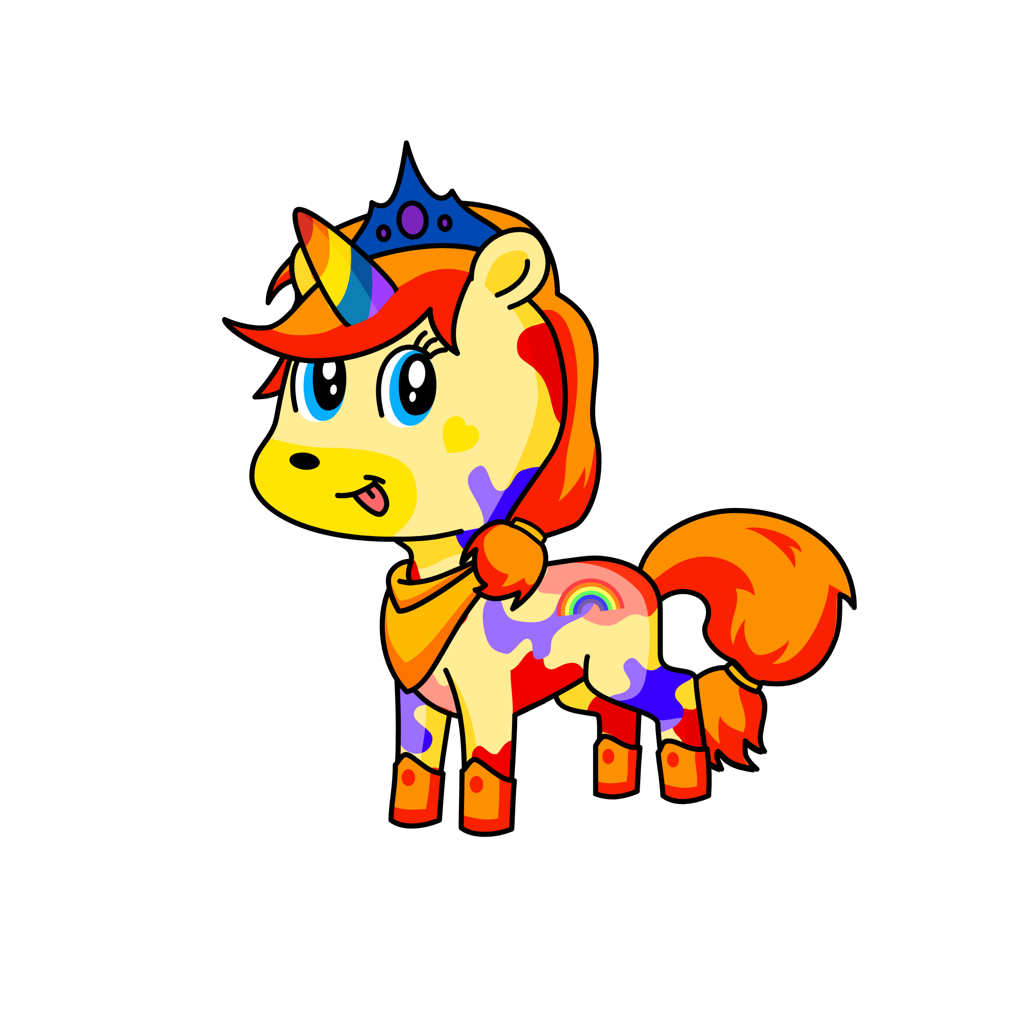 orange-sweet, the unicorn