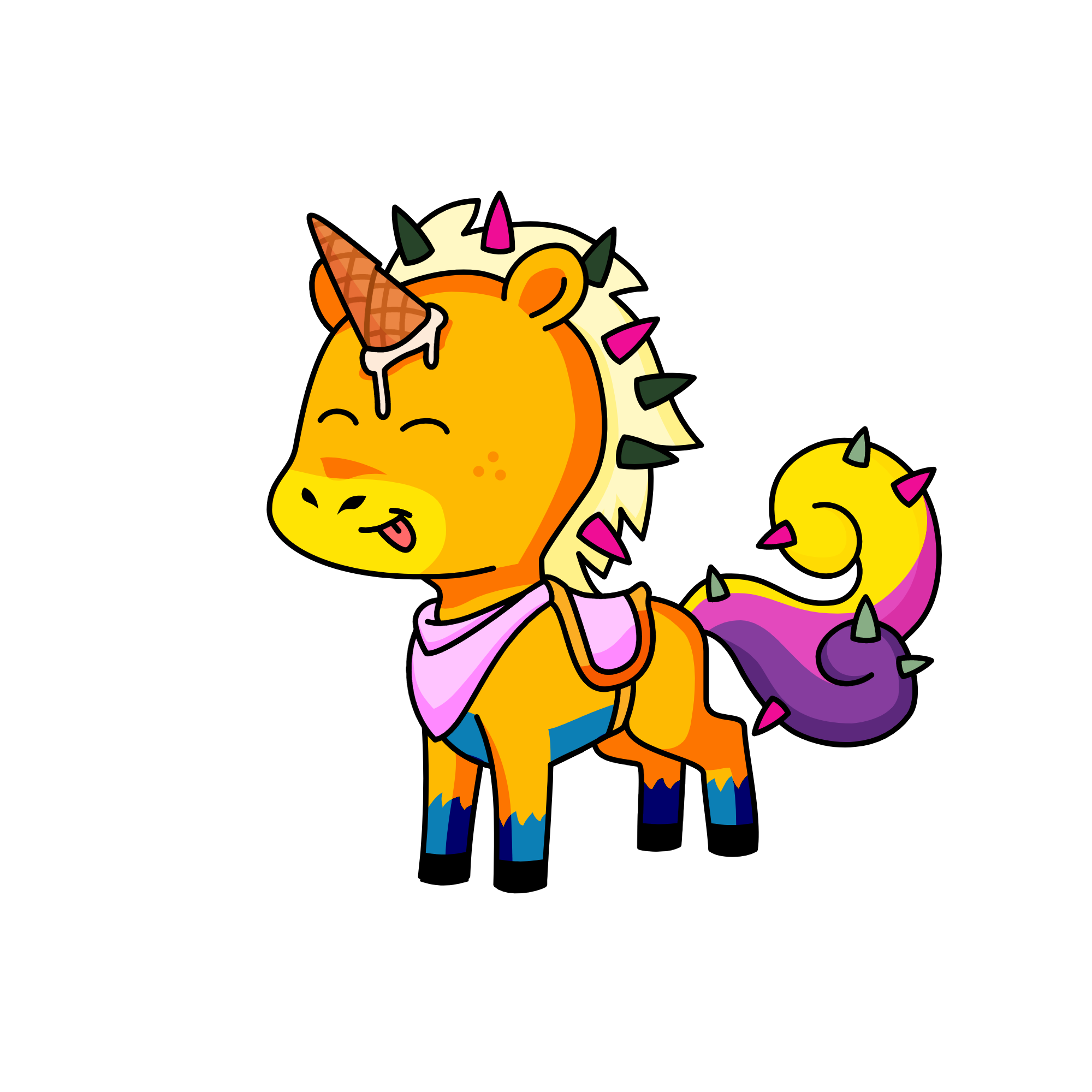 ice cream uni, the unicorn