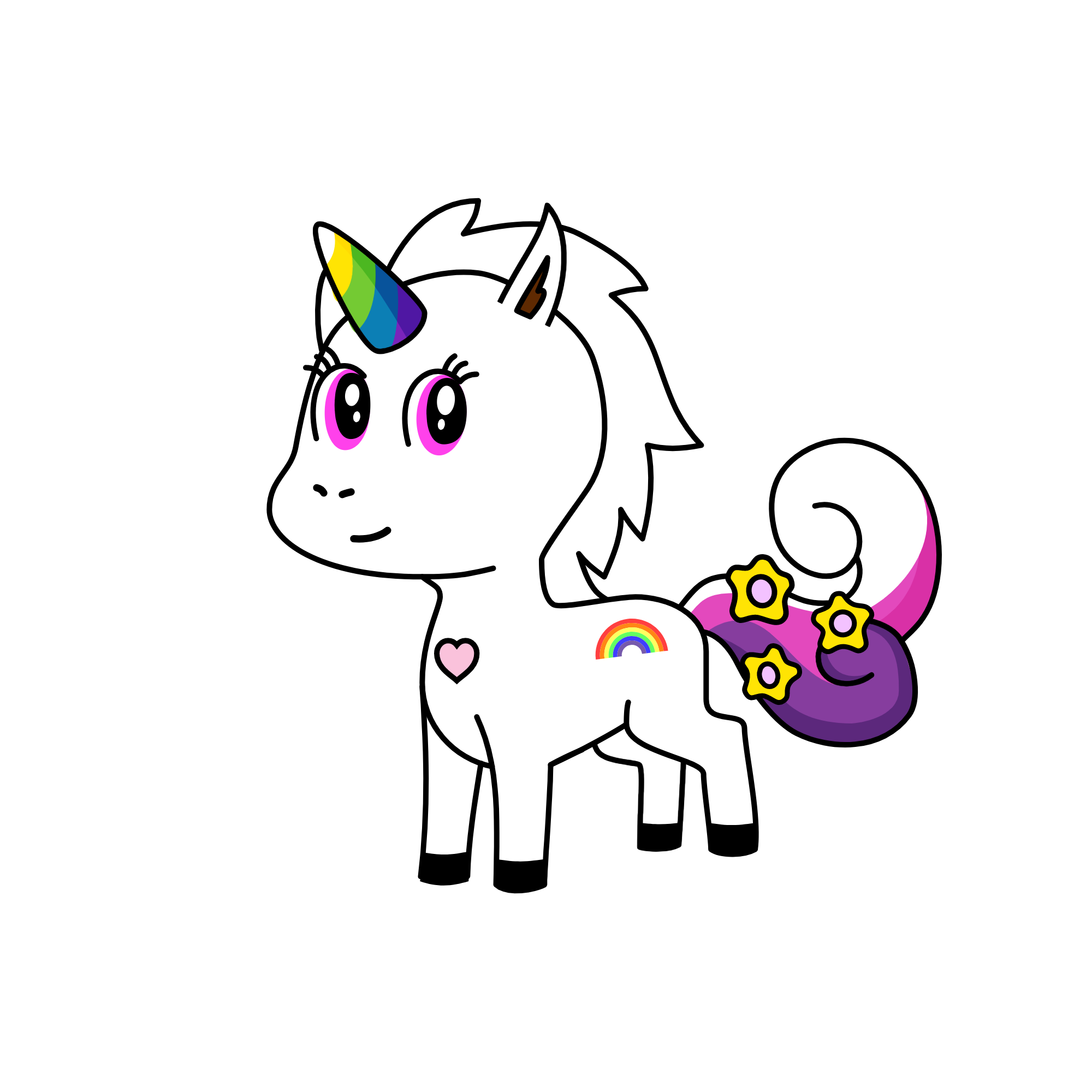 miss awsome, the unicorn