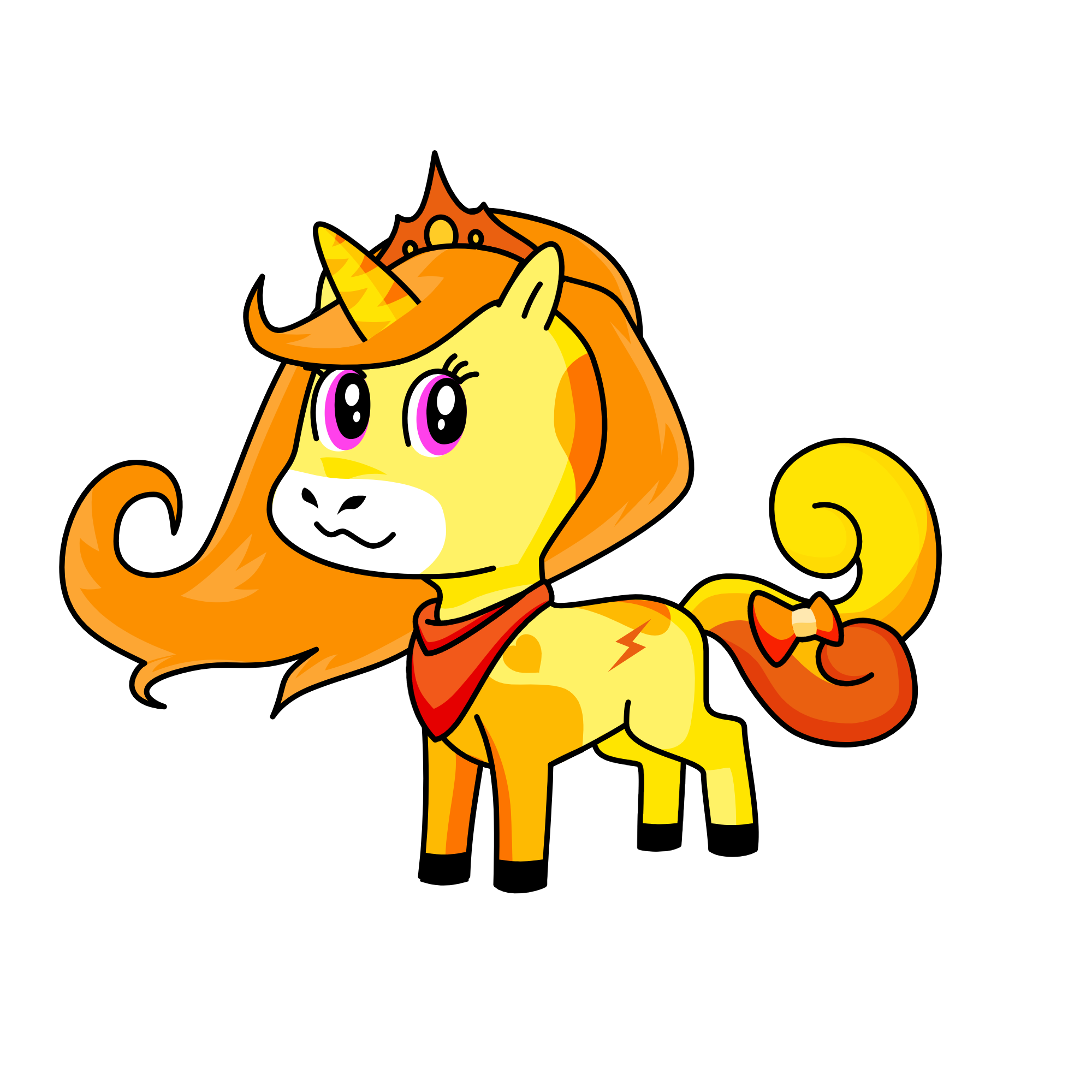 Ember, the unicorn