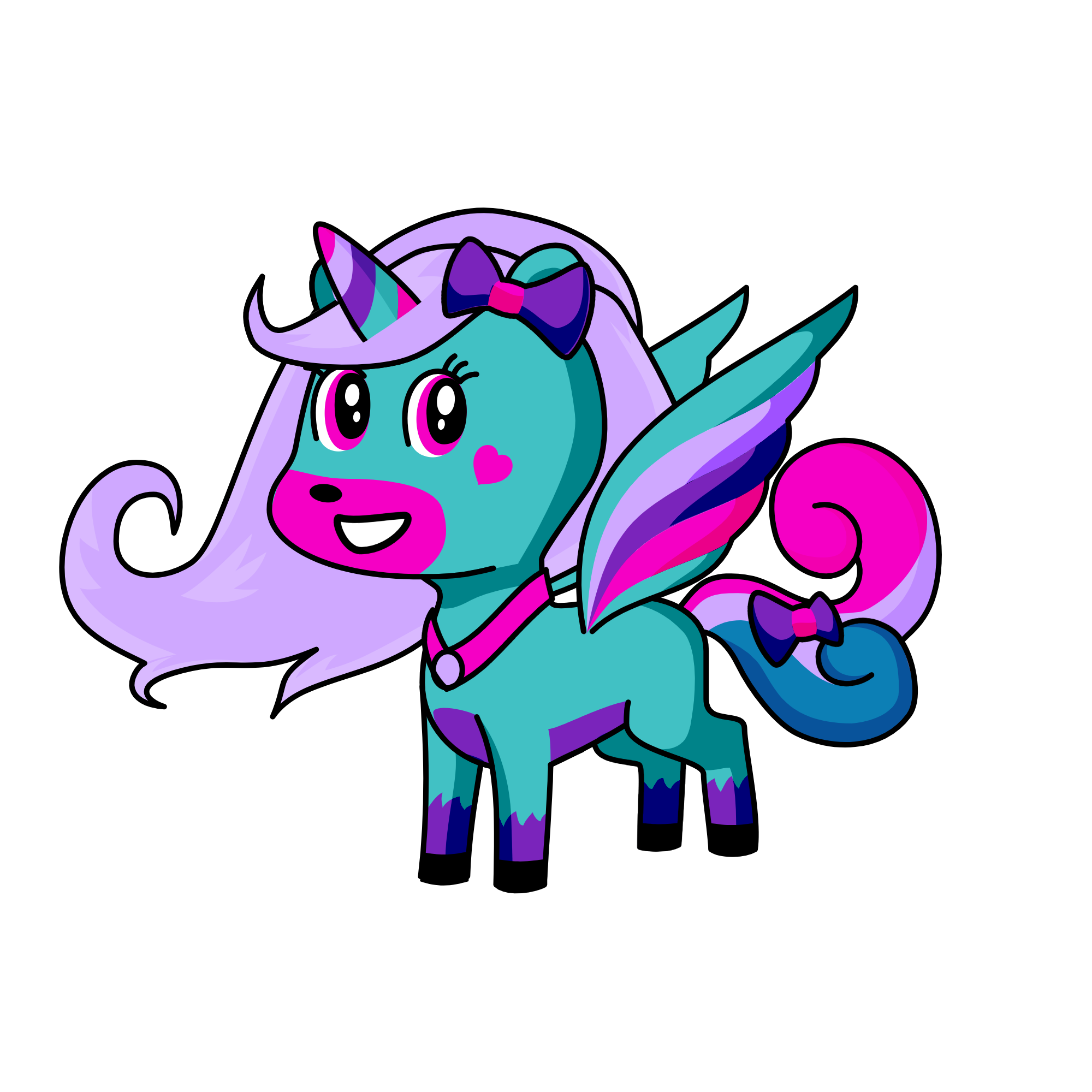 MermaidCutie, the unicorn