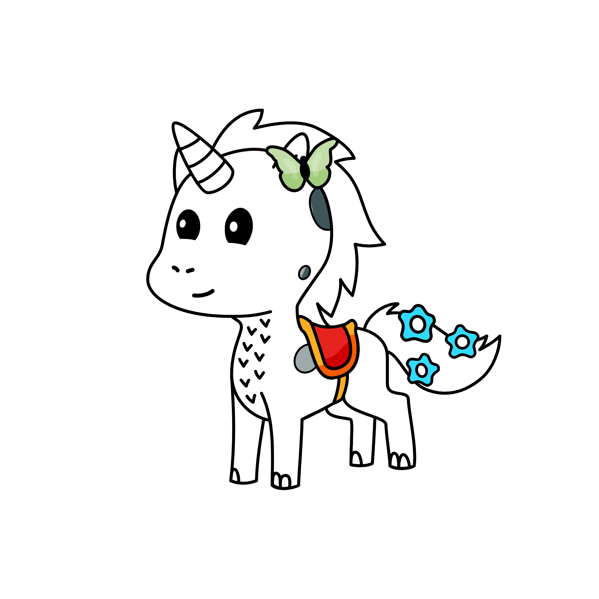 gfszvgfb, the unicorn