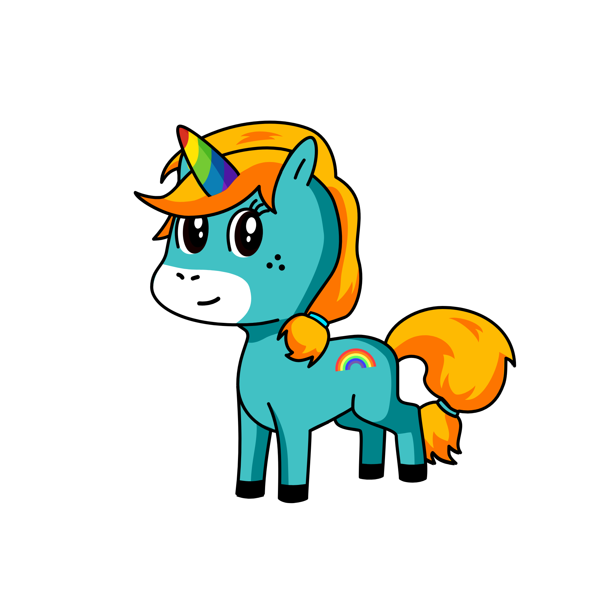 Squish, the unicorn