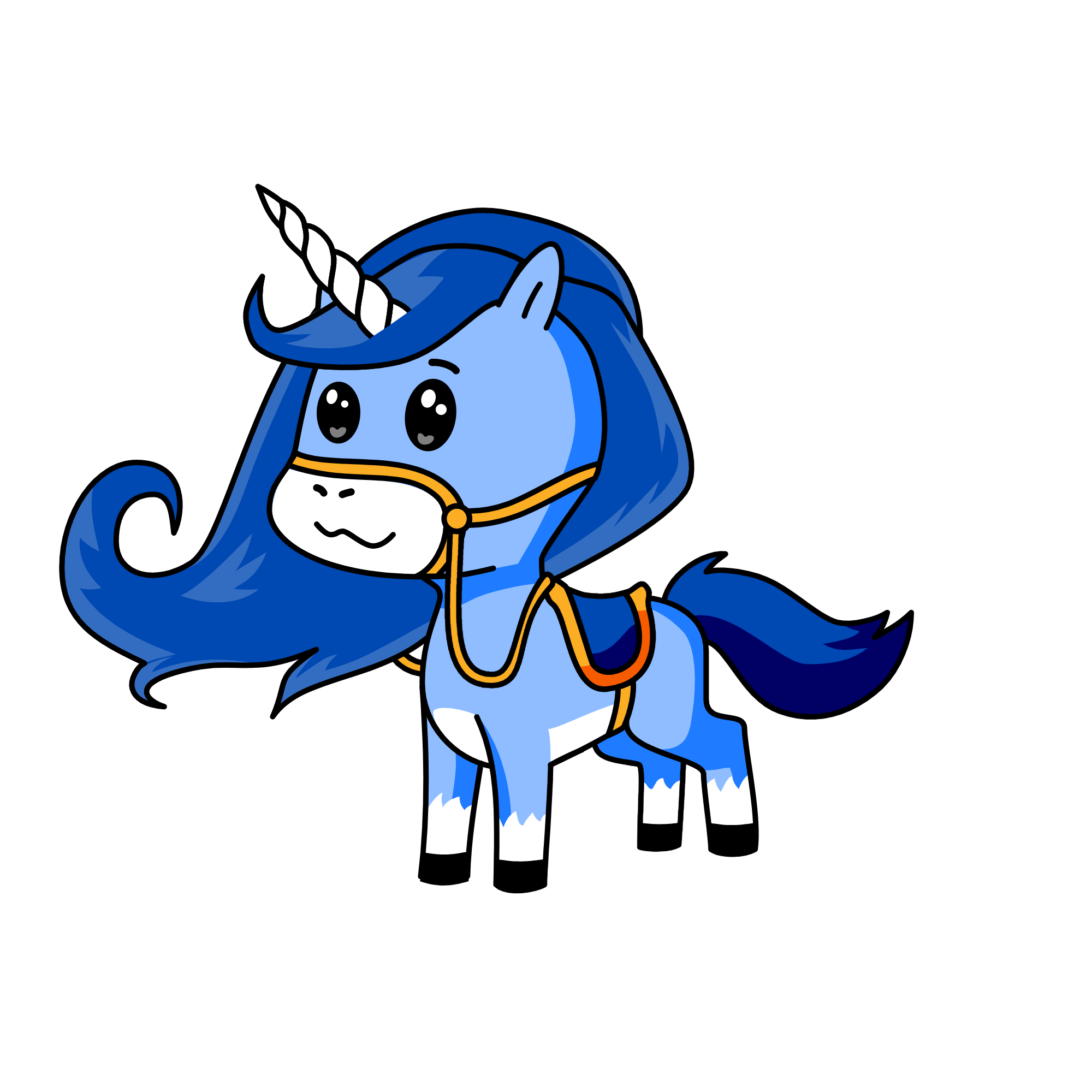 Bluebell, the unicorn