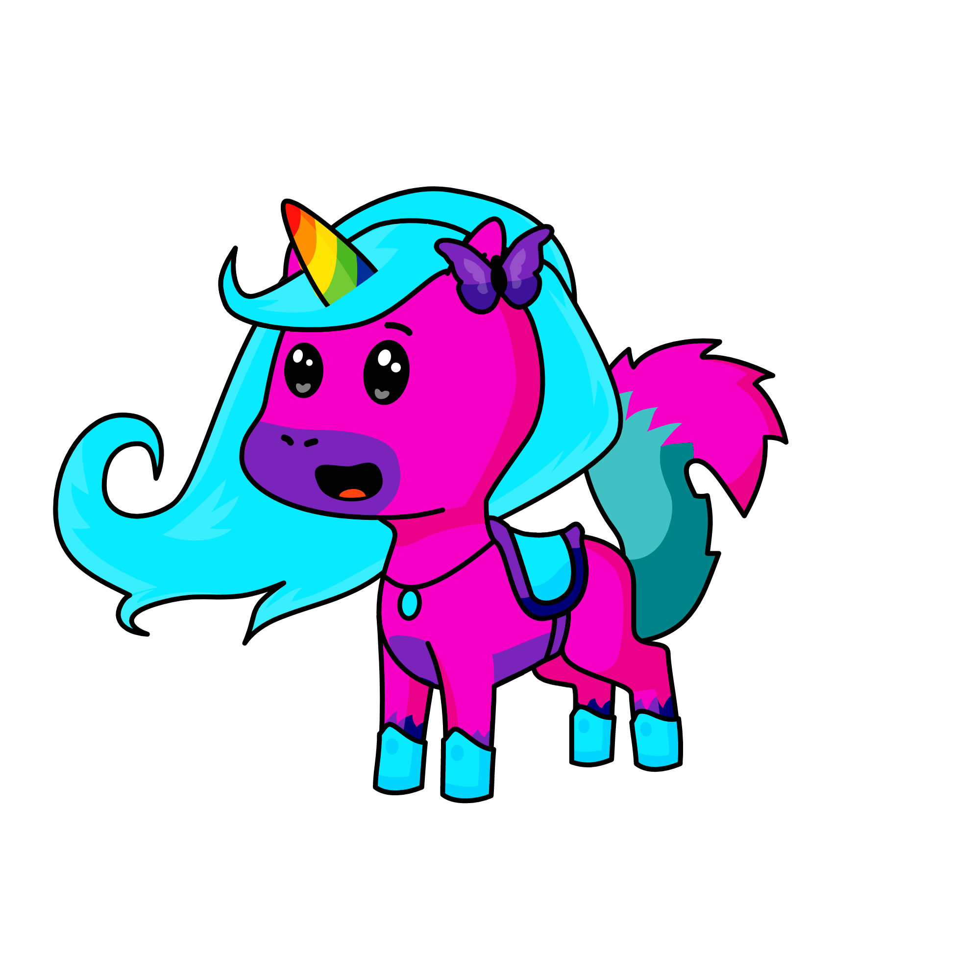 Lovely, the unicorn