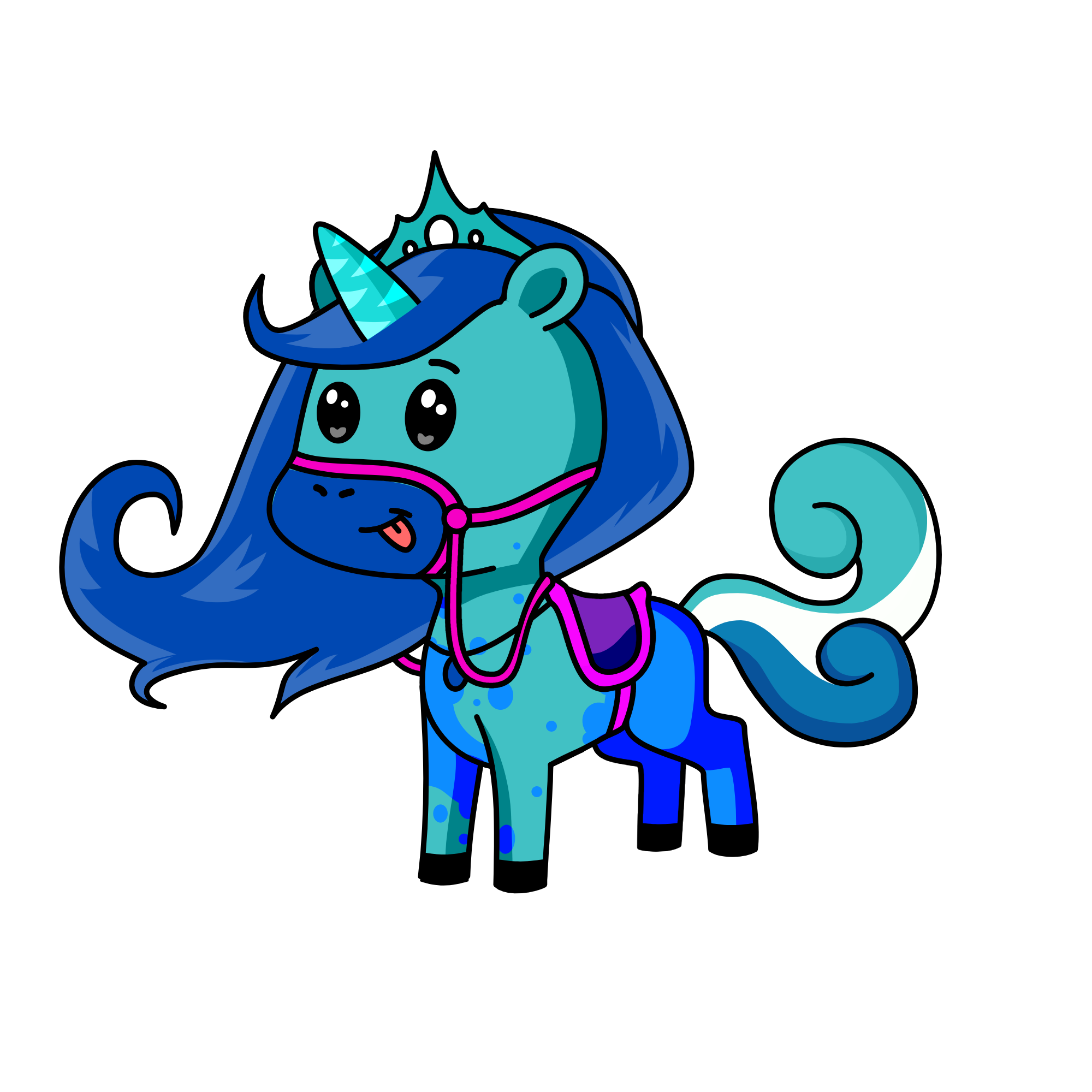 Ice Princess, the unicorn