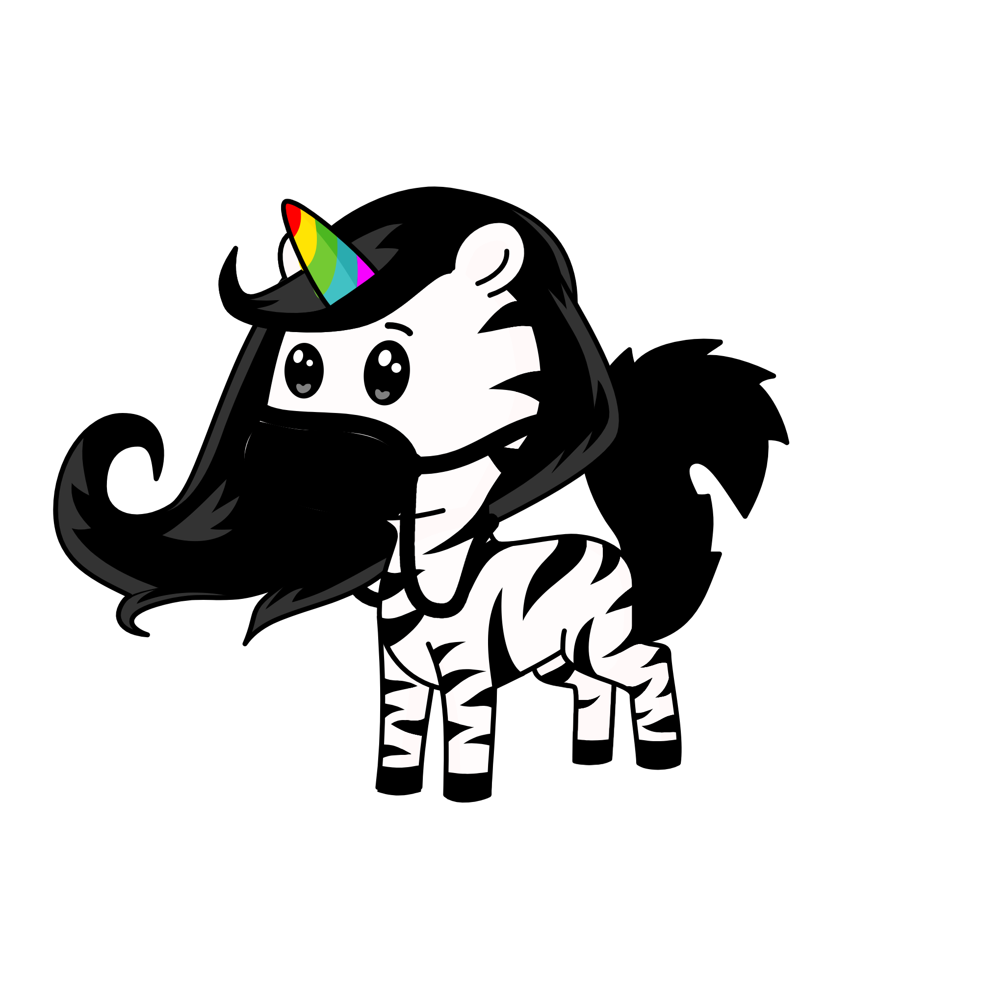 Covid Zebra, the unicorn