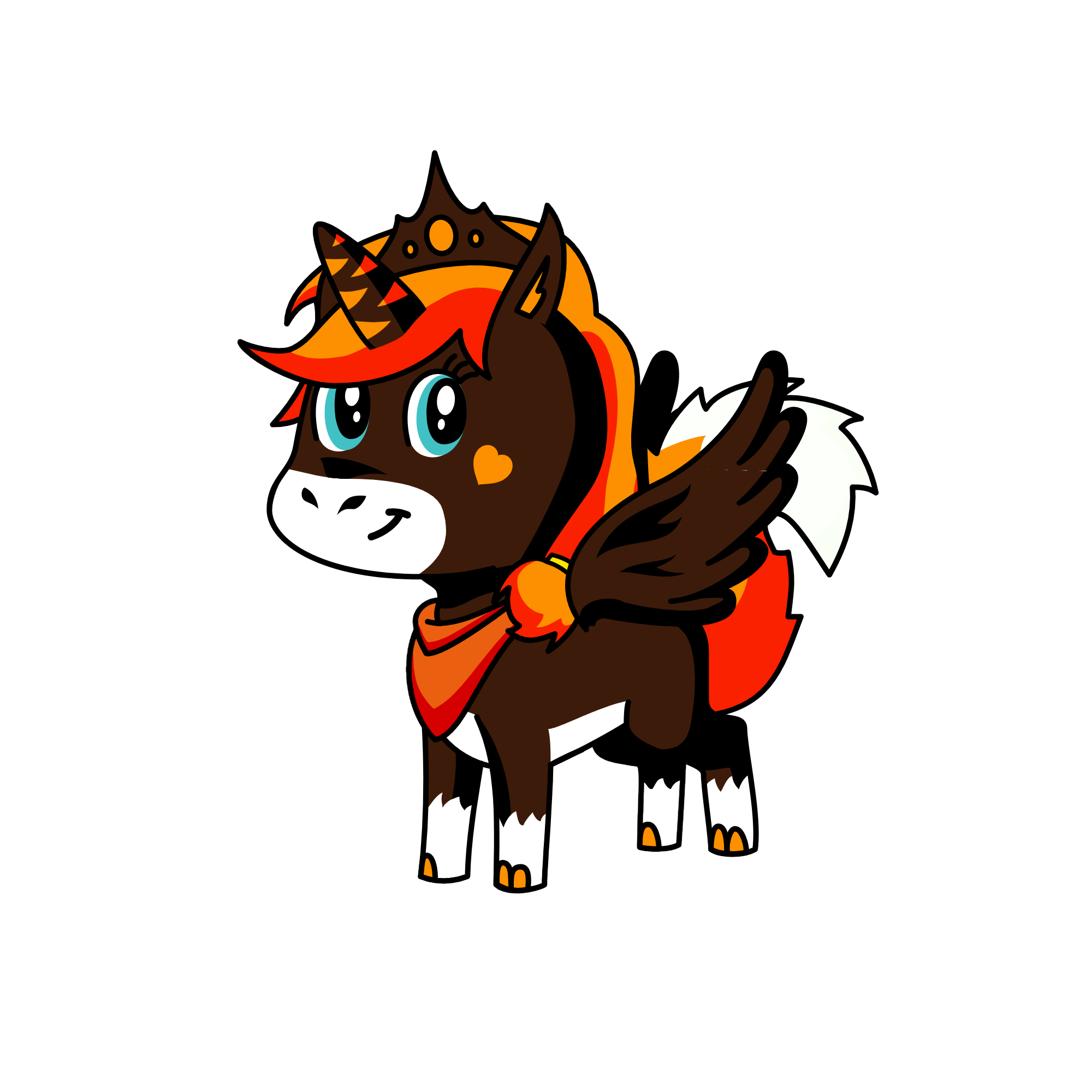 starlight with wings , the unicorn