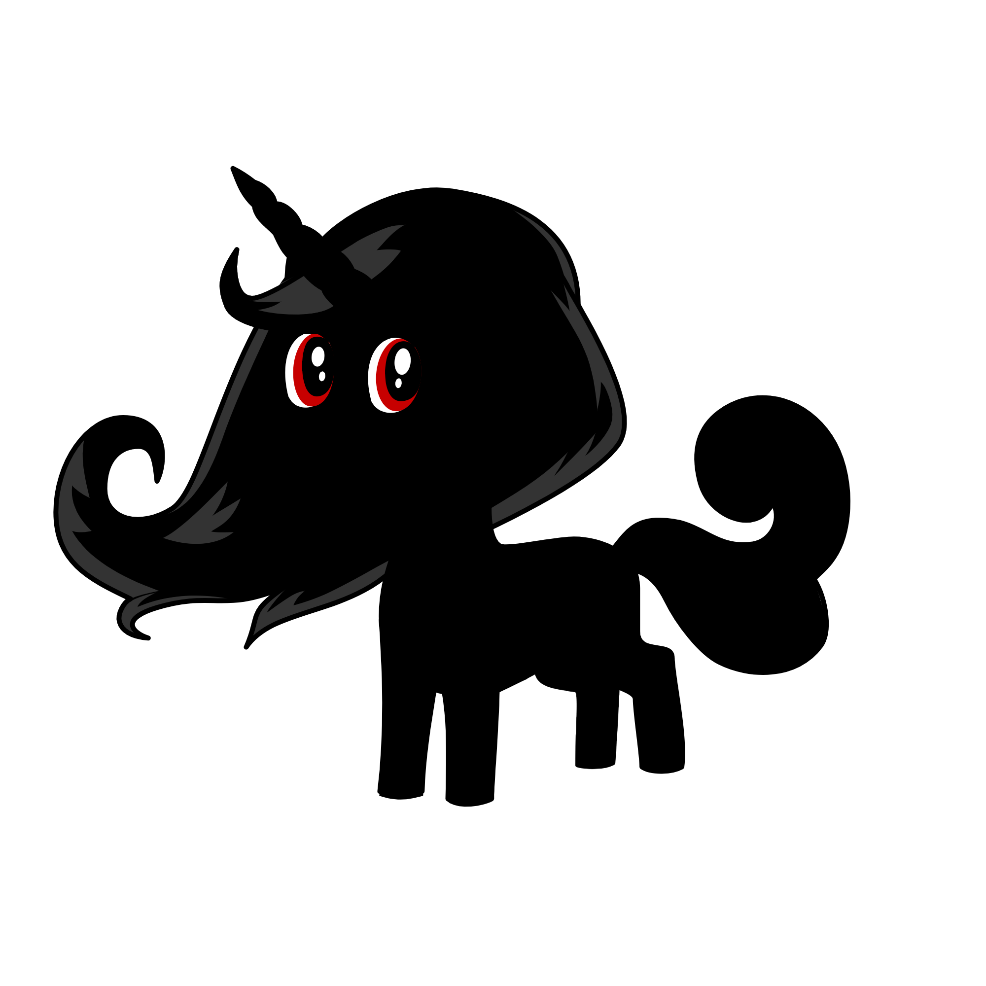 dark, the unicorn