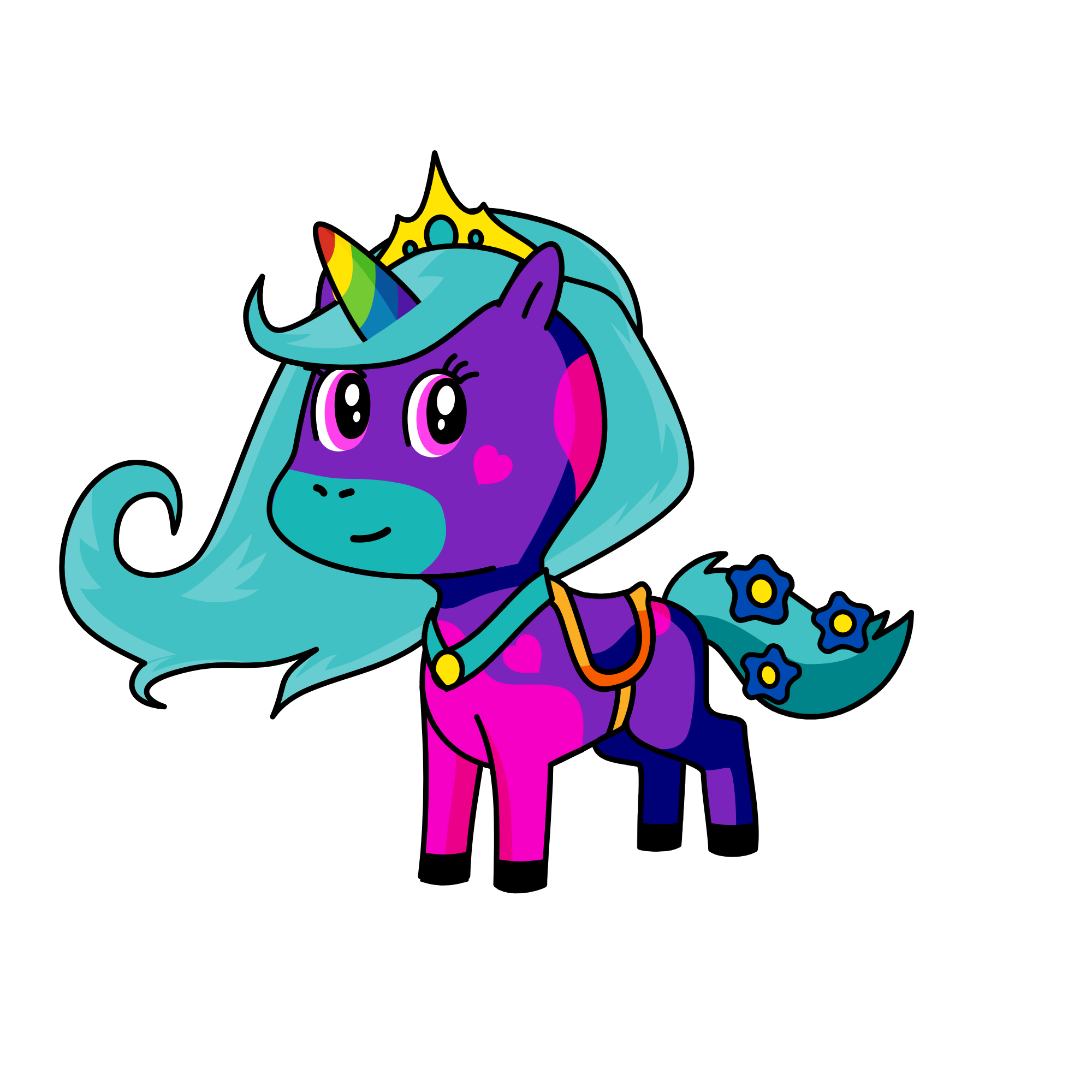 sparkles, the unicorn