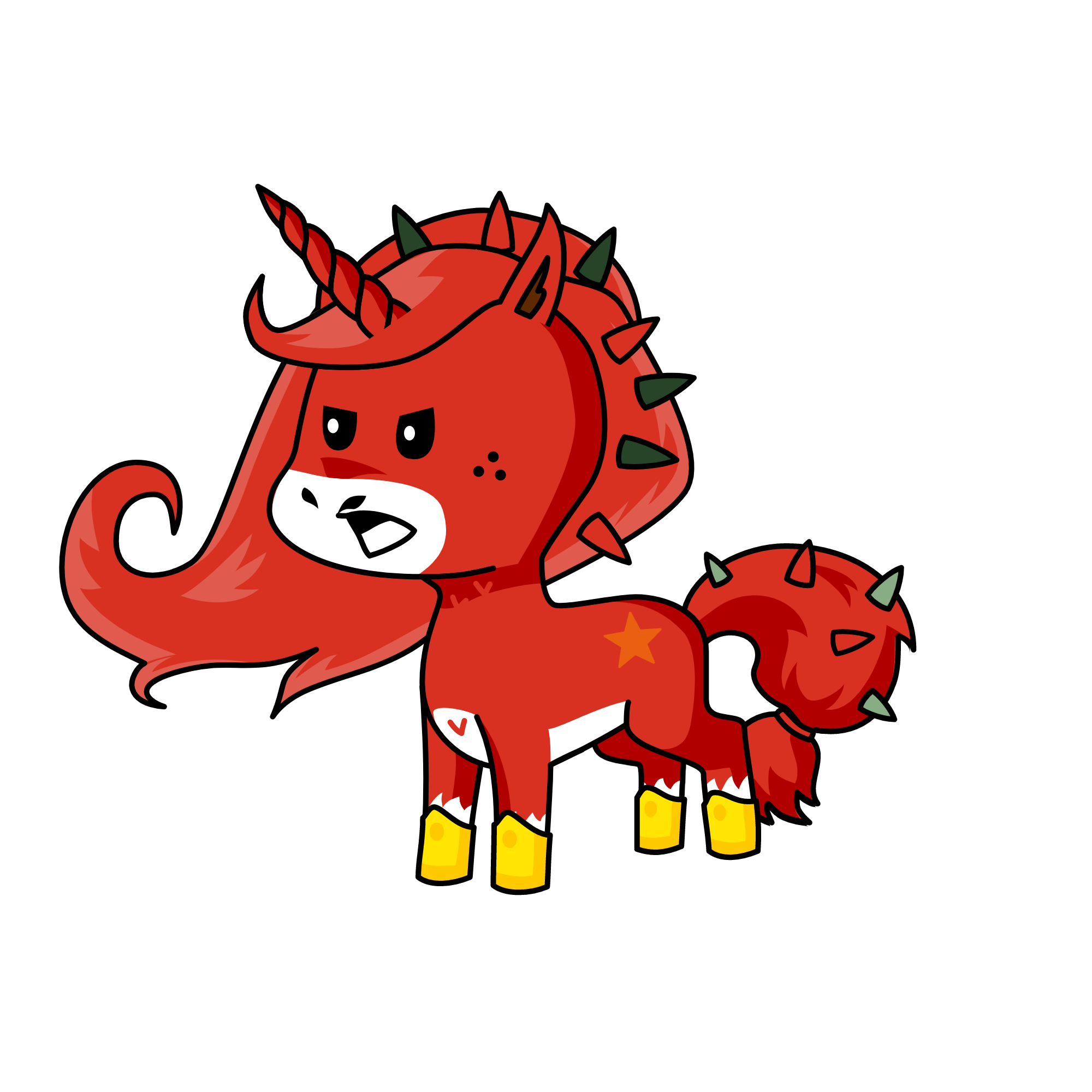cool, the unicorn