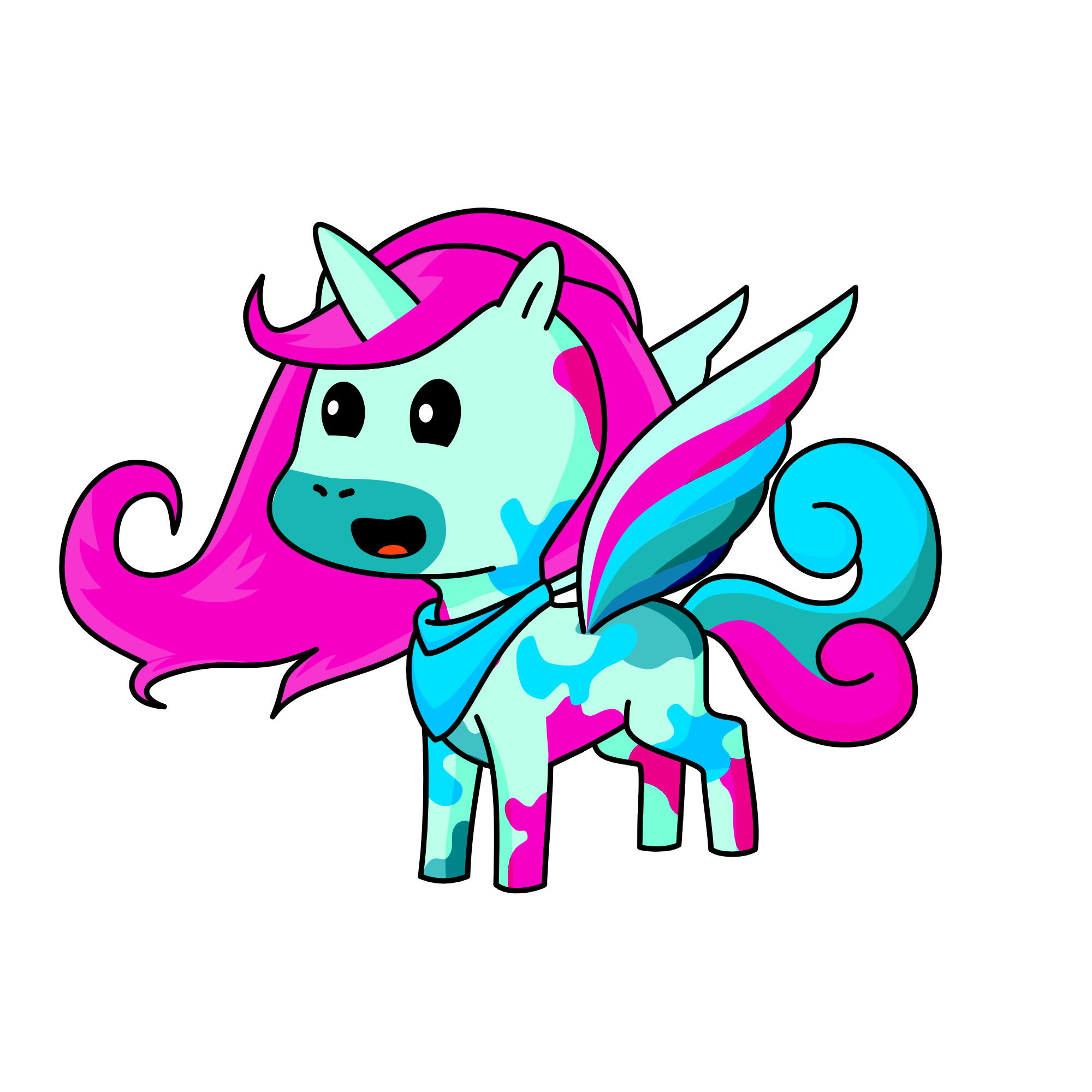 Cake, the unicorn