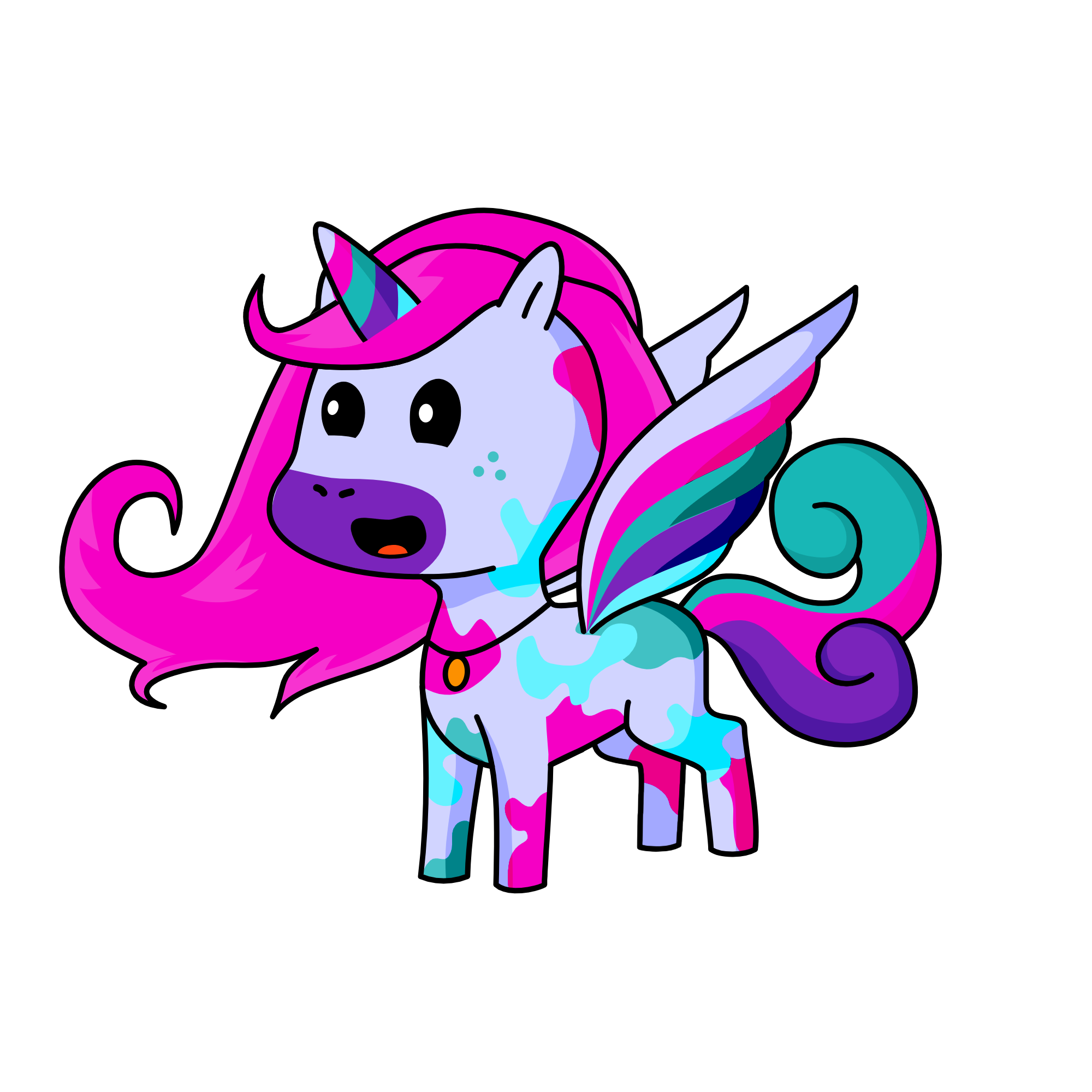 Cake , the unicorn