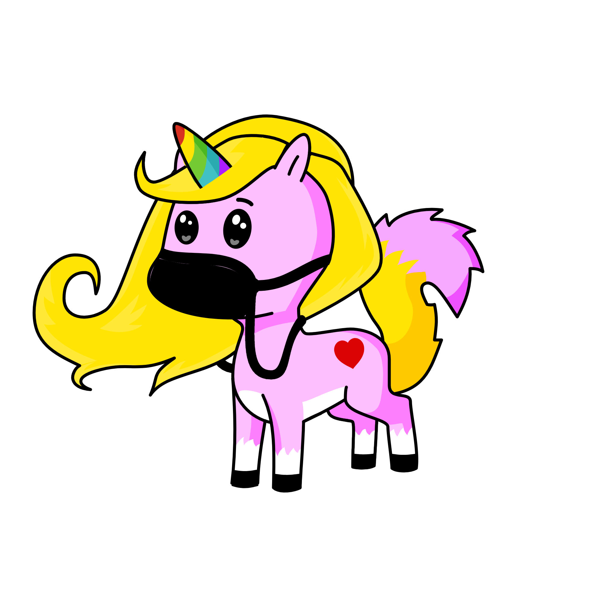 Covid Gurl, the unicorn
