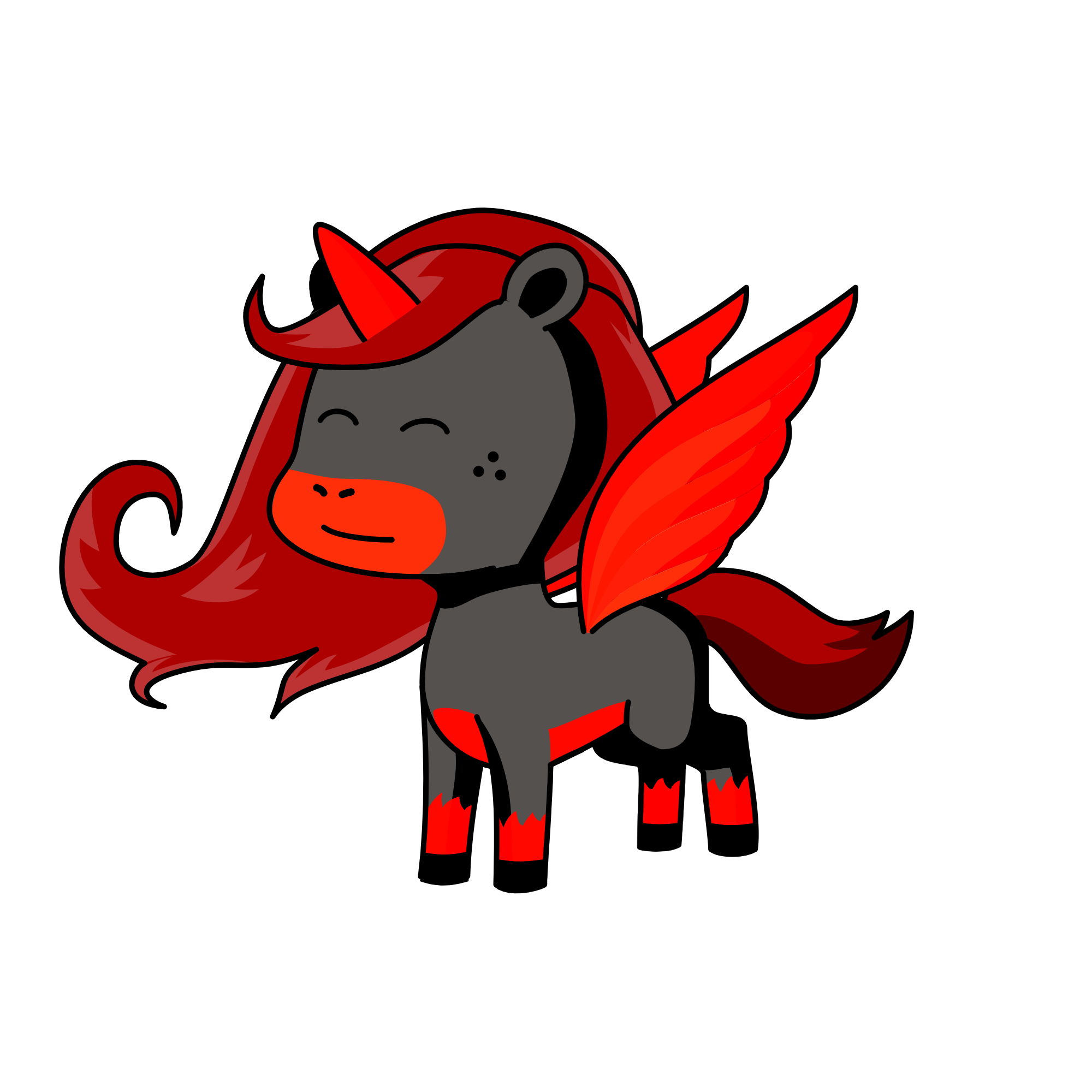 Moody The Unicorn, the unicorn