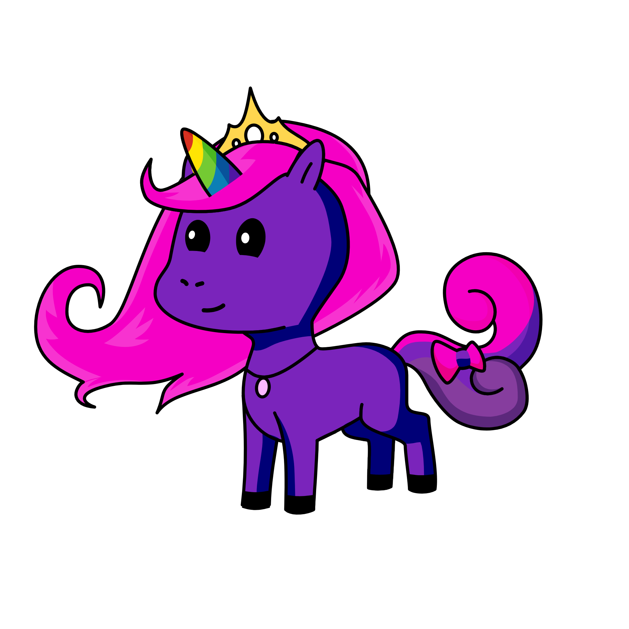 pink, the unicorn