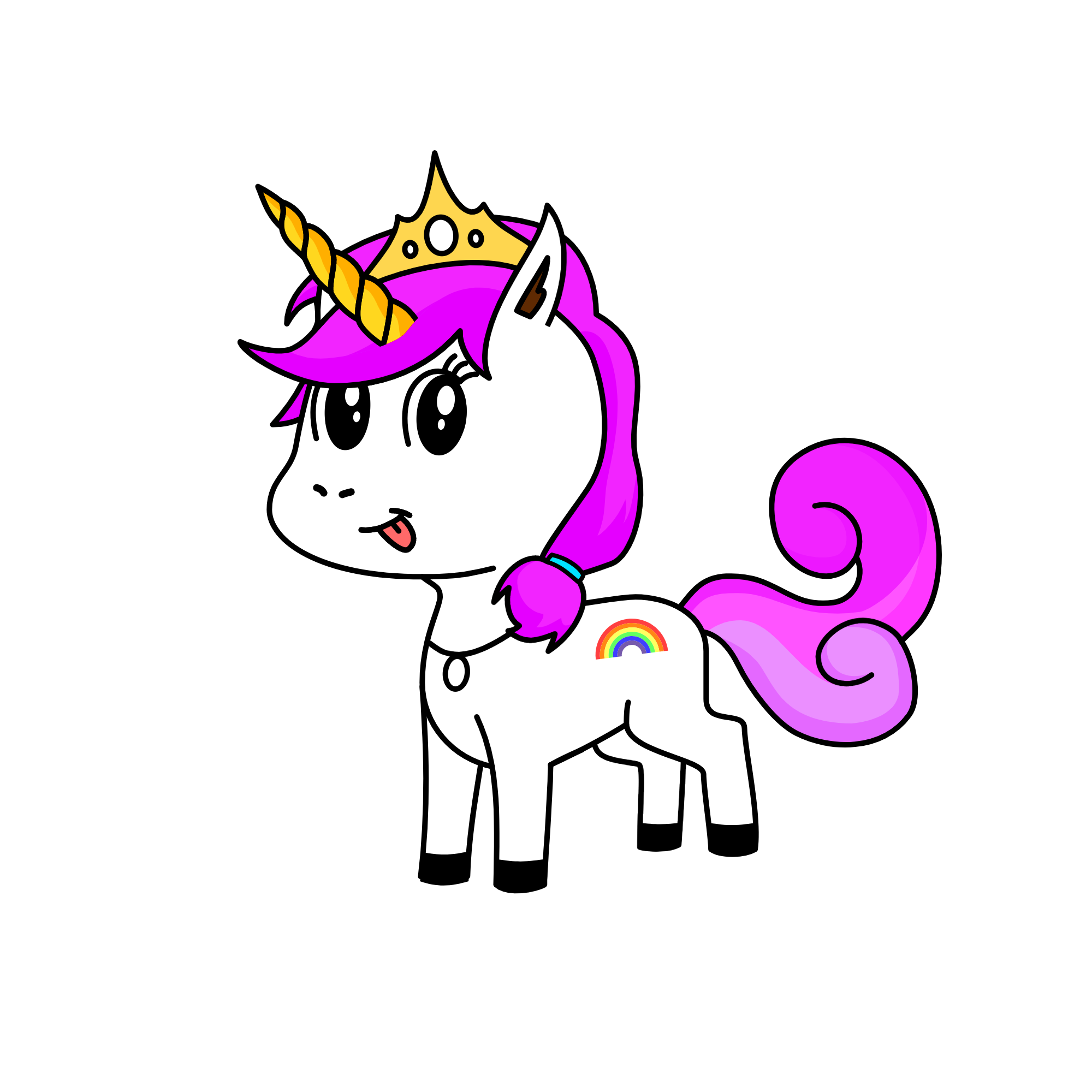 yomicorns qooin, the unicorn