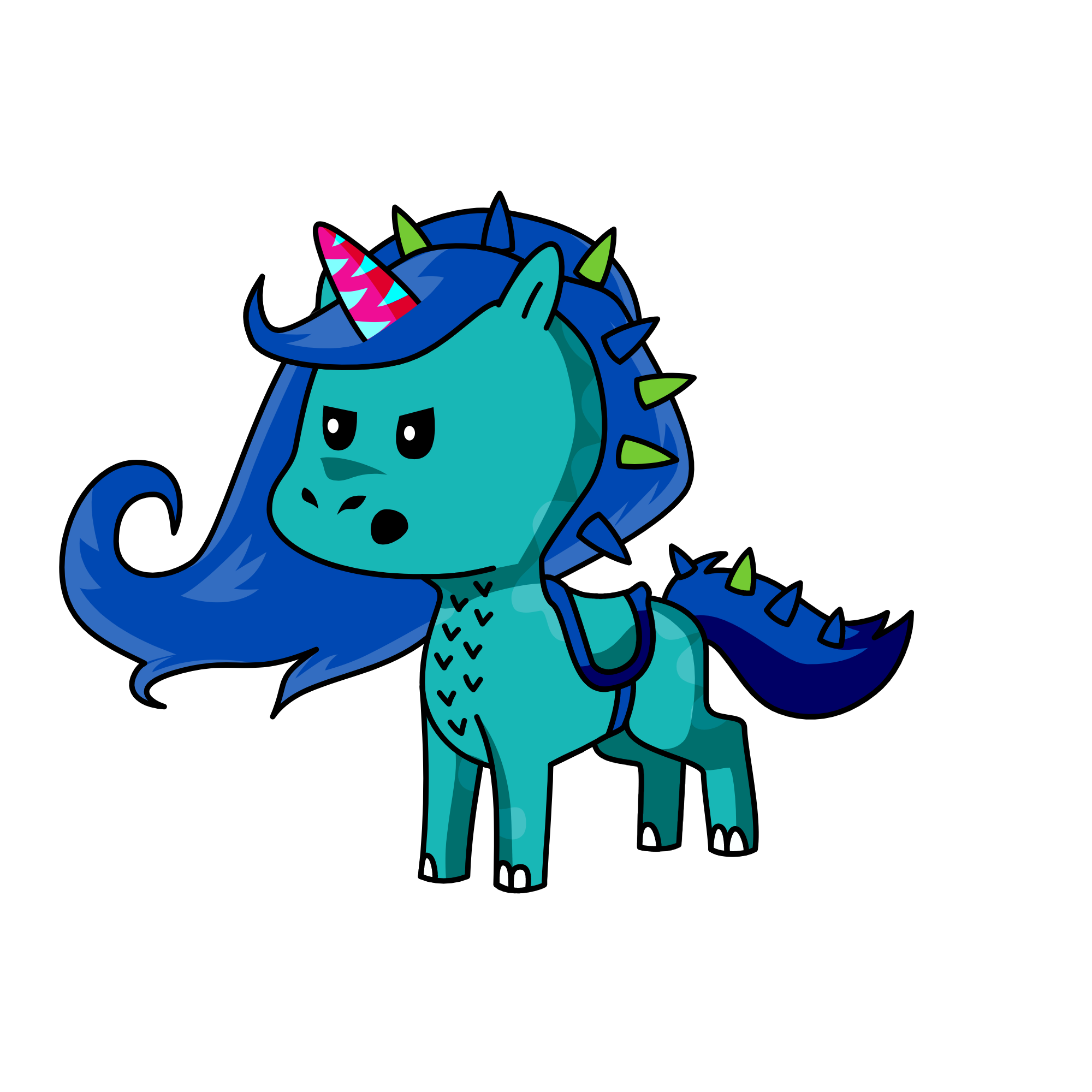 Dragon(girl Version), the unicorn