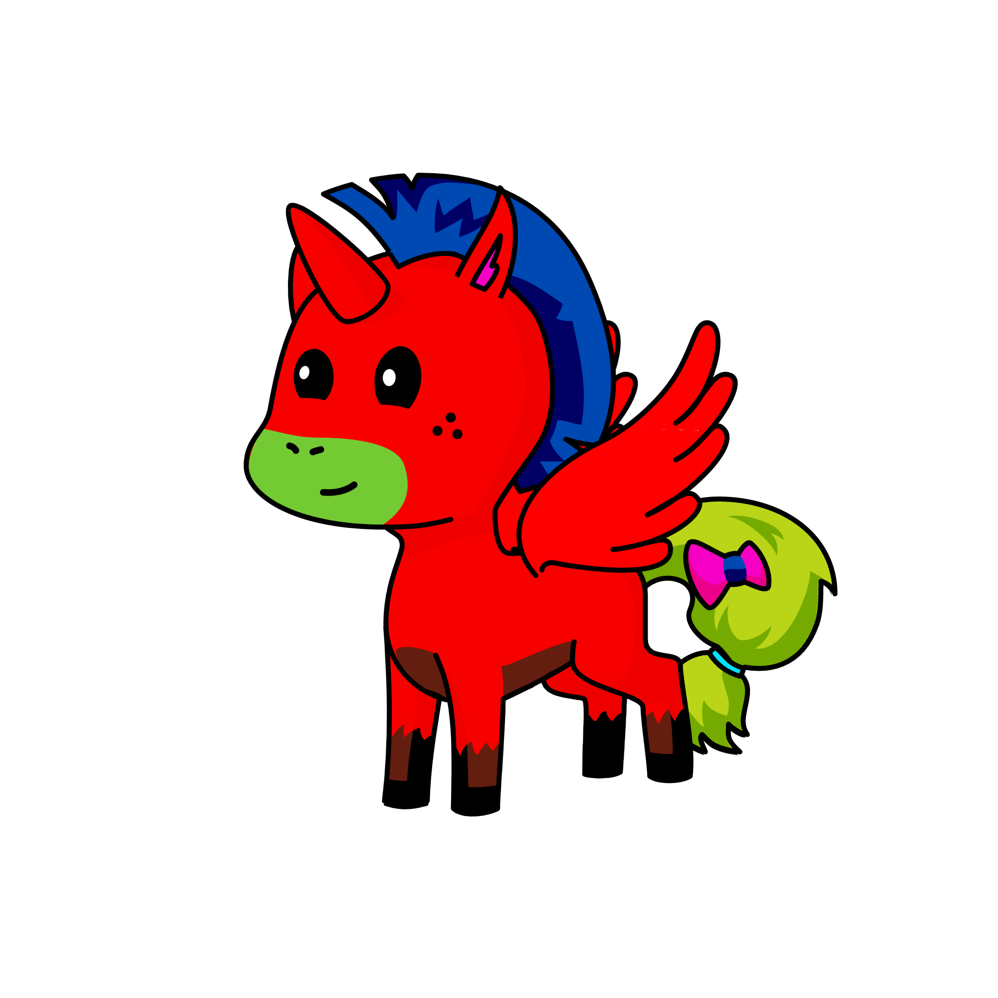 Ready, the unicorn