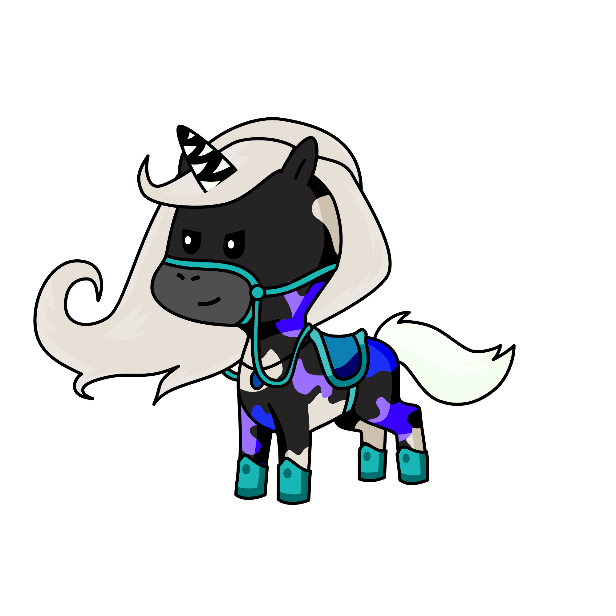 Midnight, the unicorn