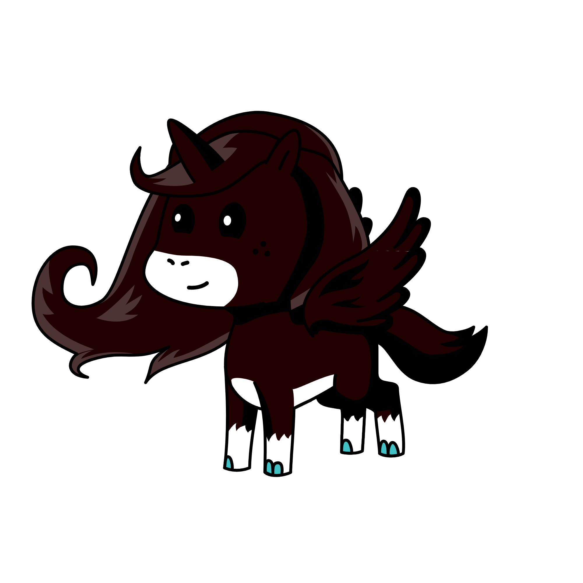 Midnight, the unicorn