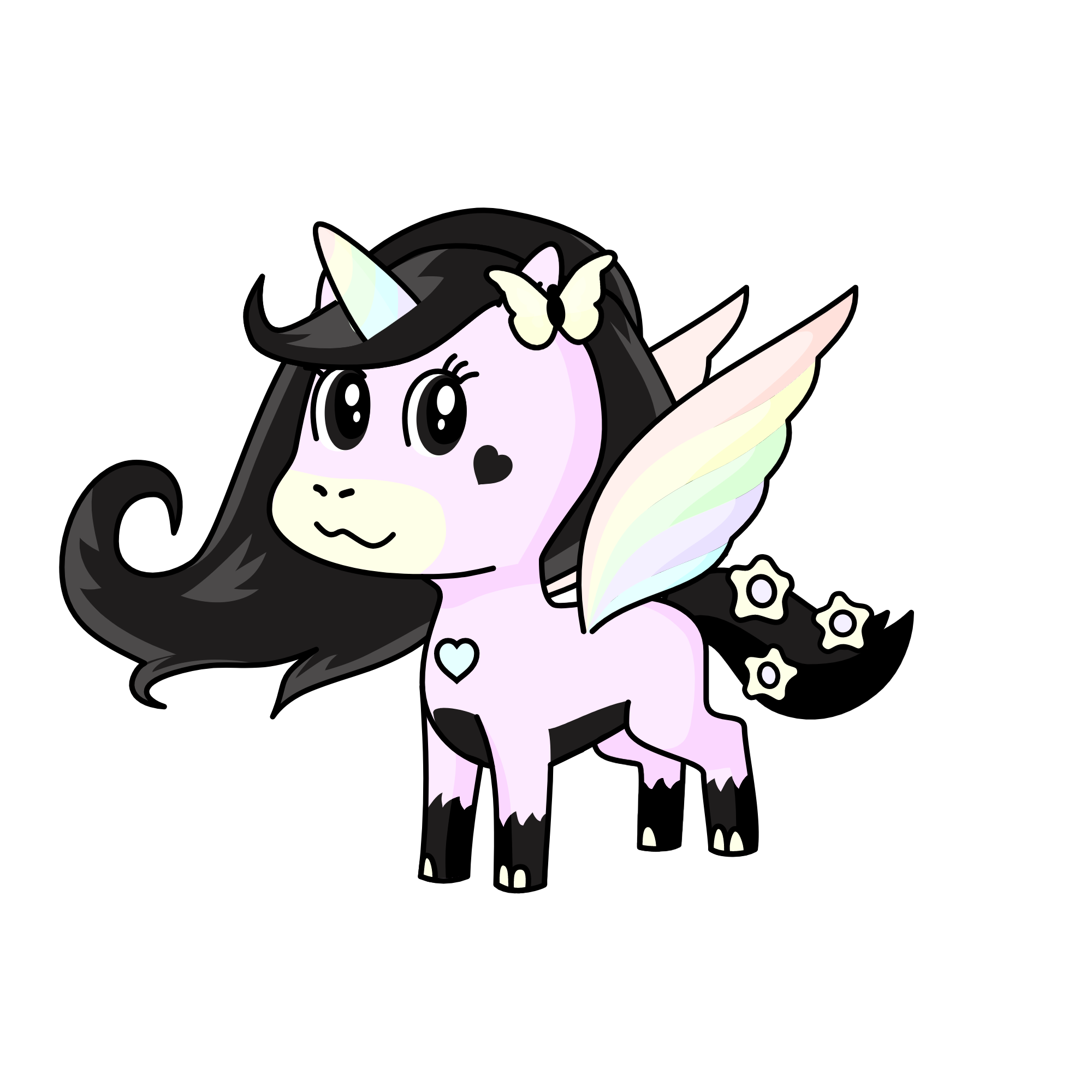 Pastella Darkness, the unicorn