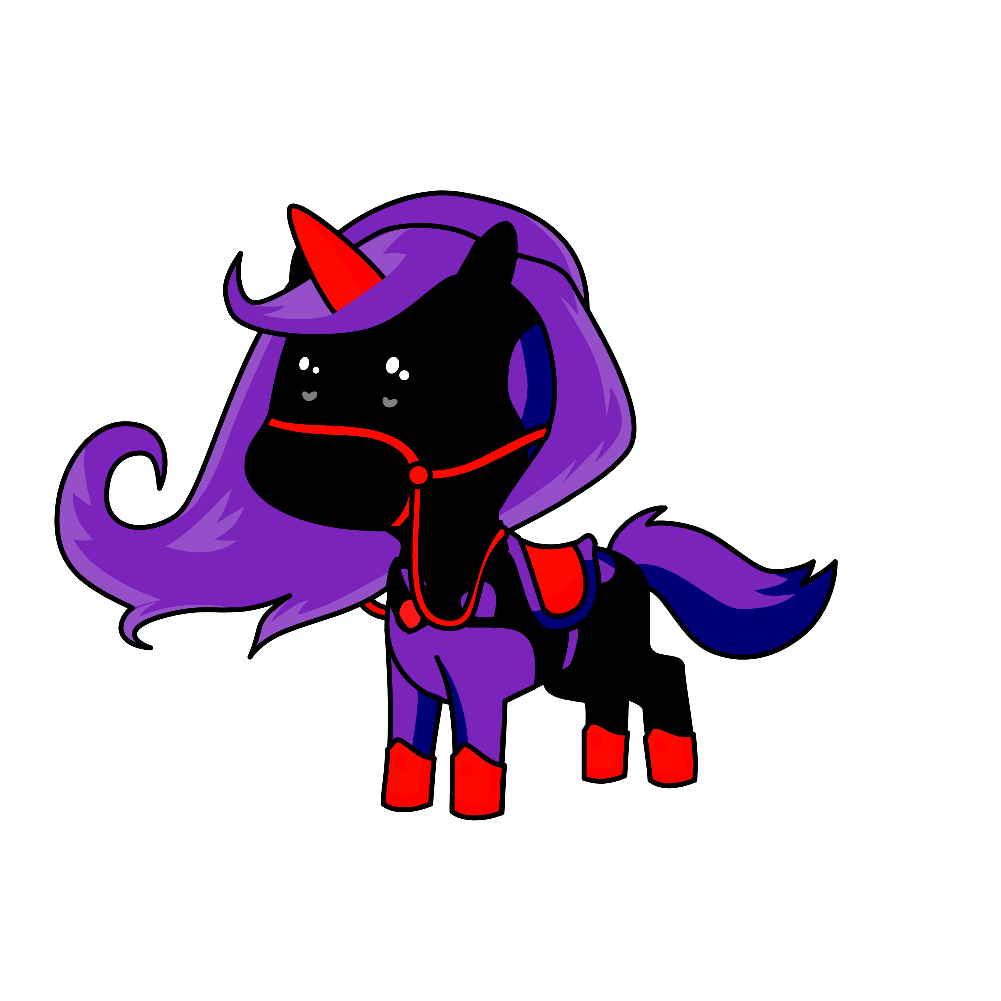 Midnight, the unicorn