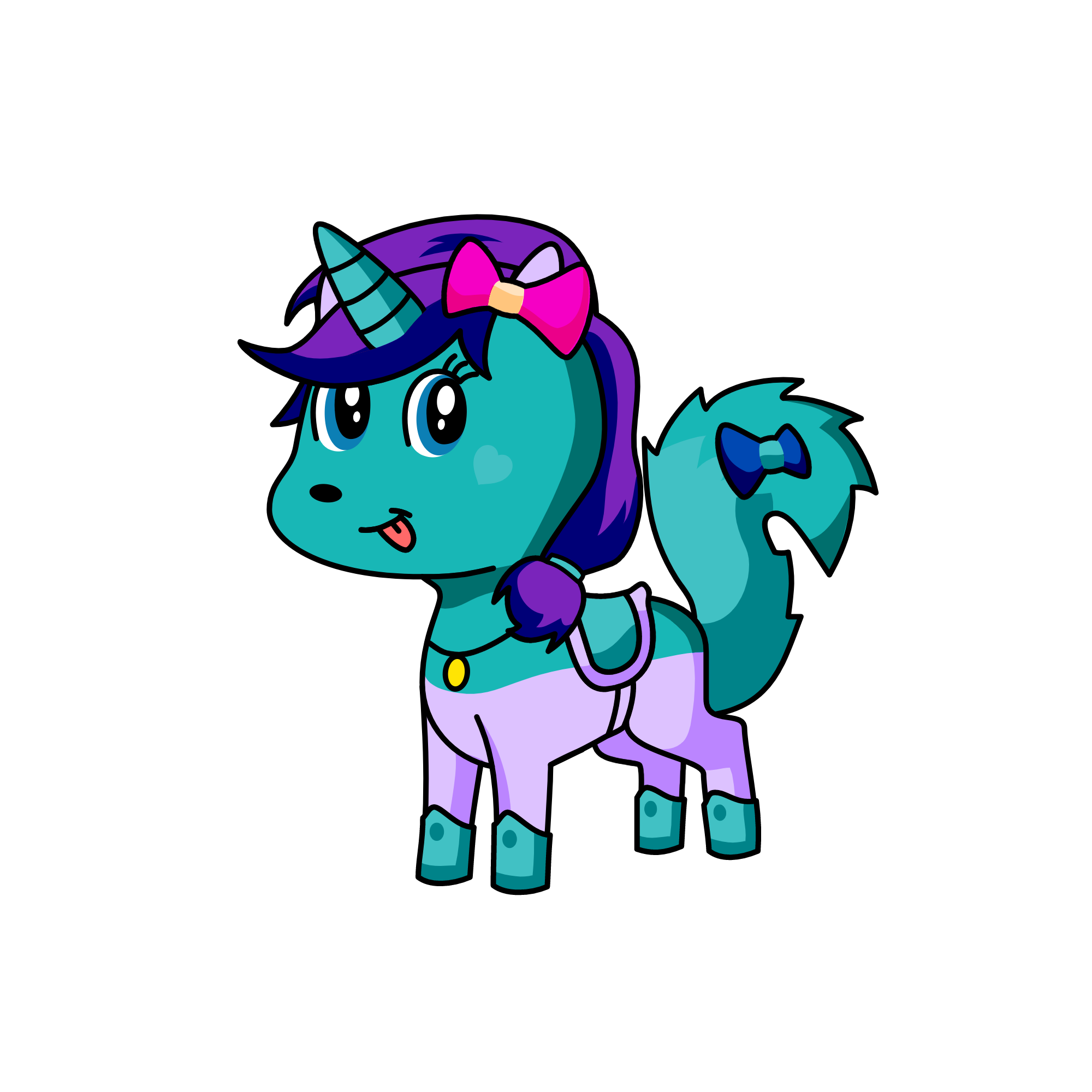 Winter, the unicorn