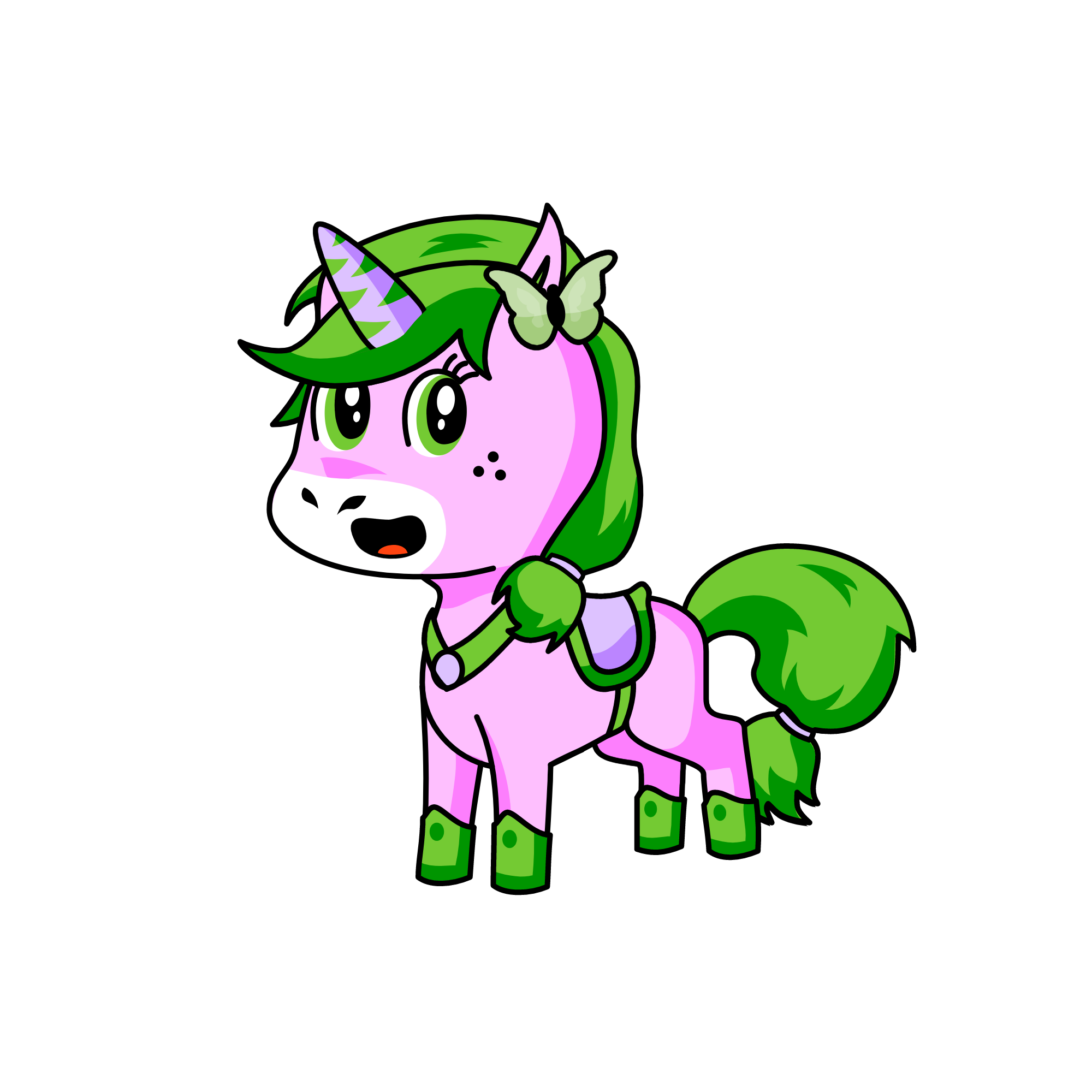 Blossom, the unicorn